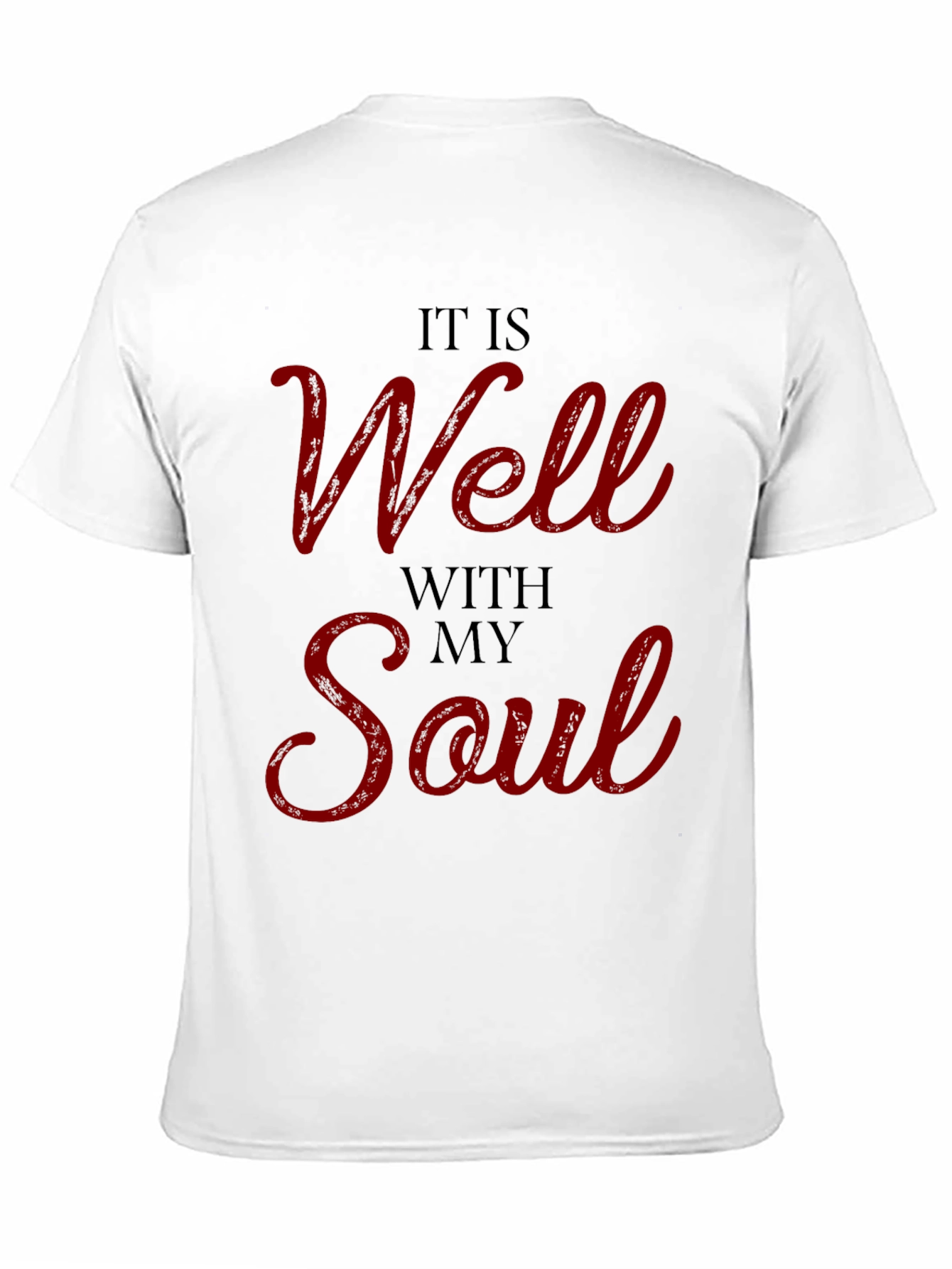 It Is Well With My Soul T-Shirt - Black