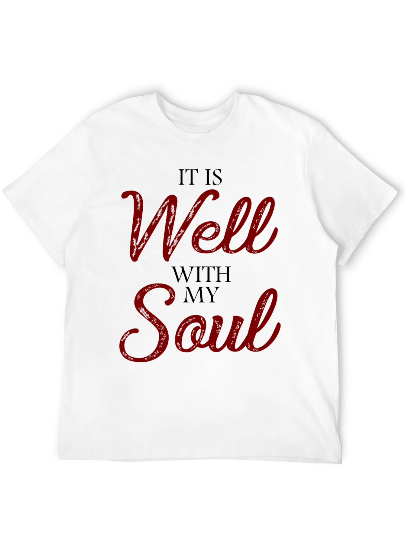 It Is Well With My Soul T-Shirt - Black