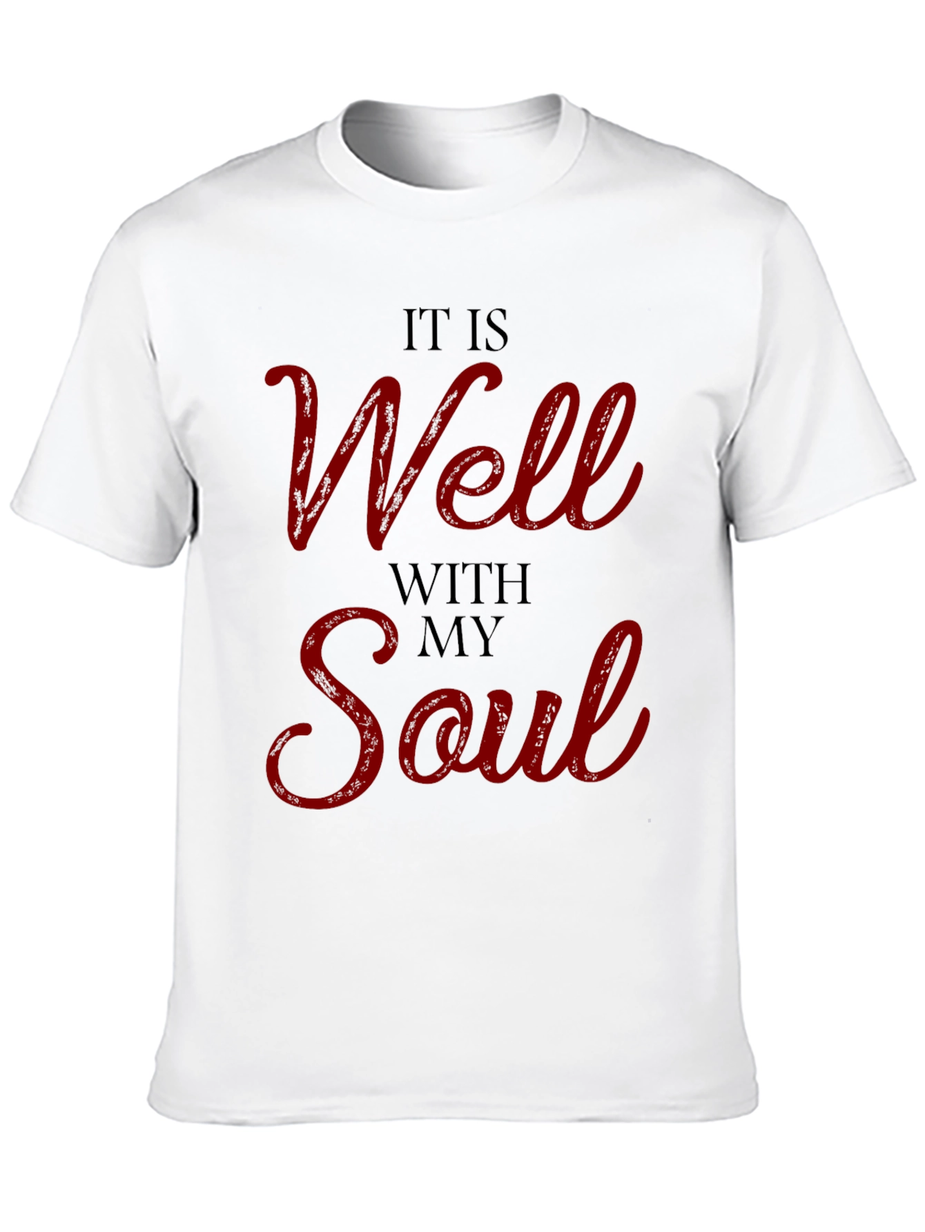 It Is Well With My Soul T-Shirt - Black