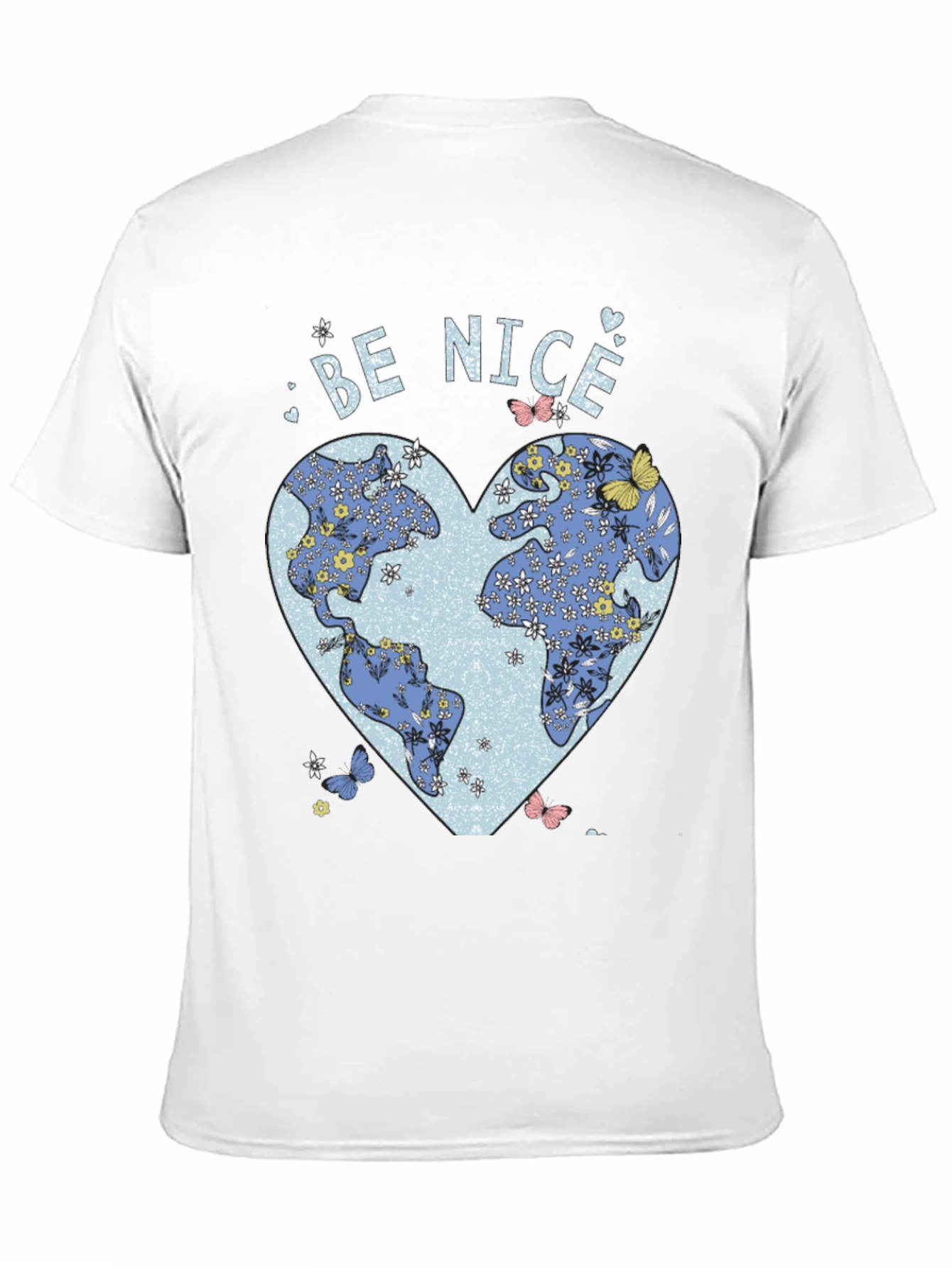 Be Nice Earth Heart Graphic Tee