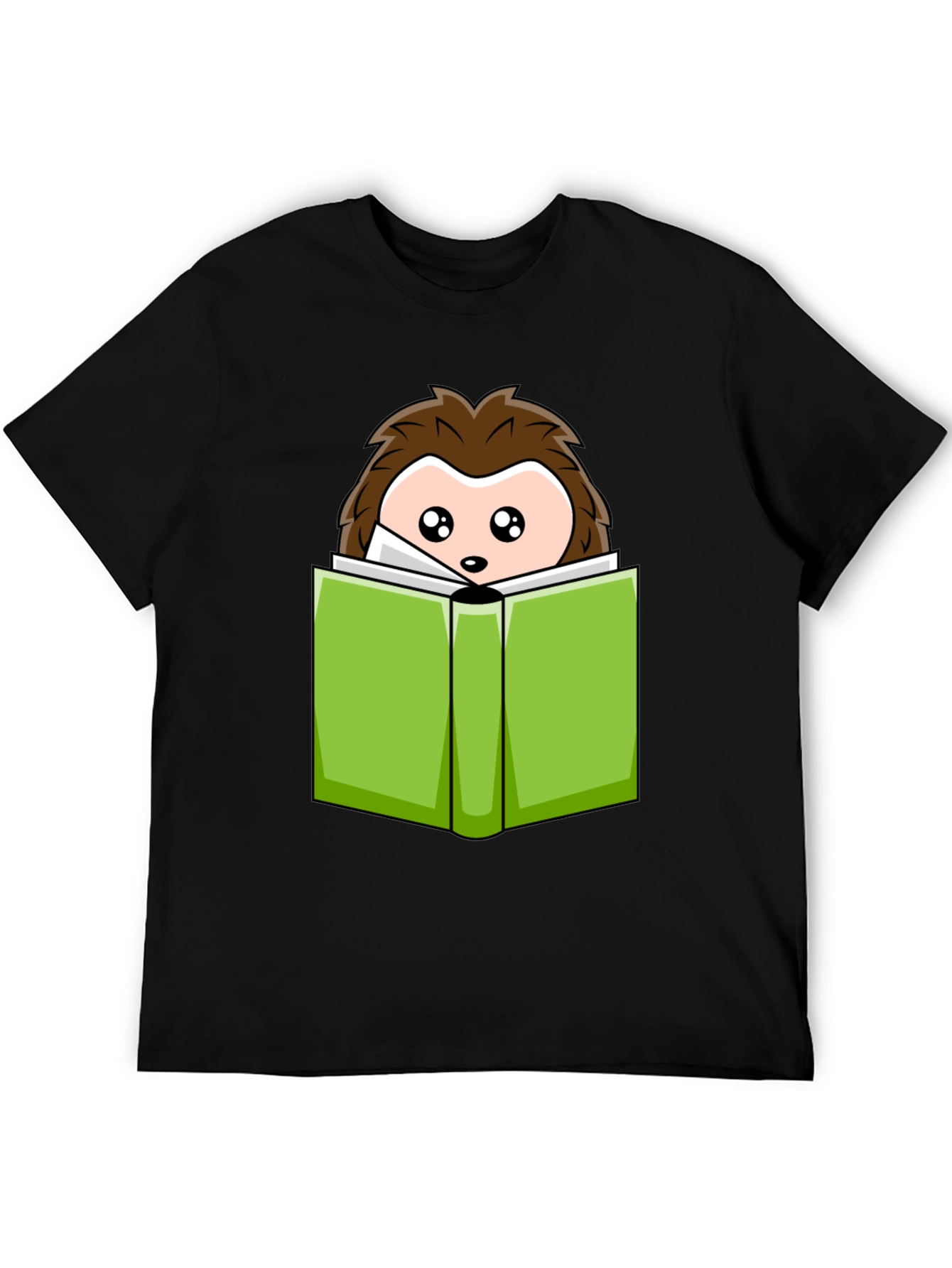 Cute Hedgehog Reading T-Shirt