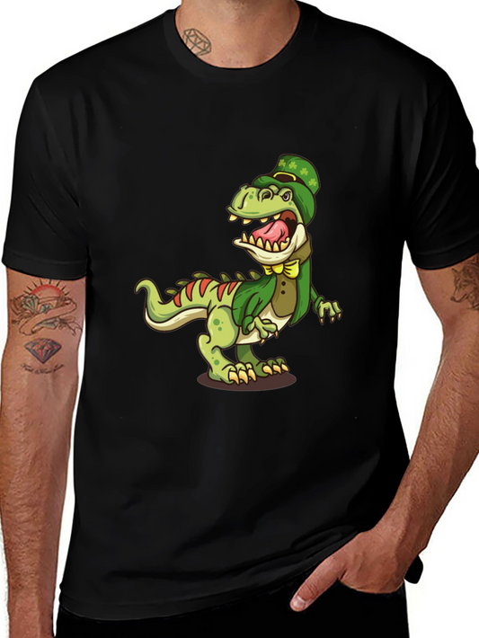 St. Patricks Day Dinosaur Graphic Tee