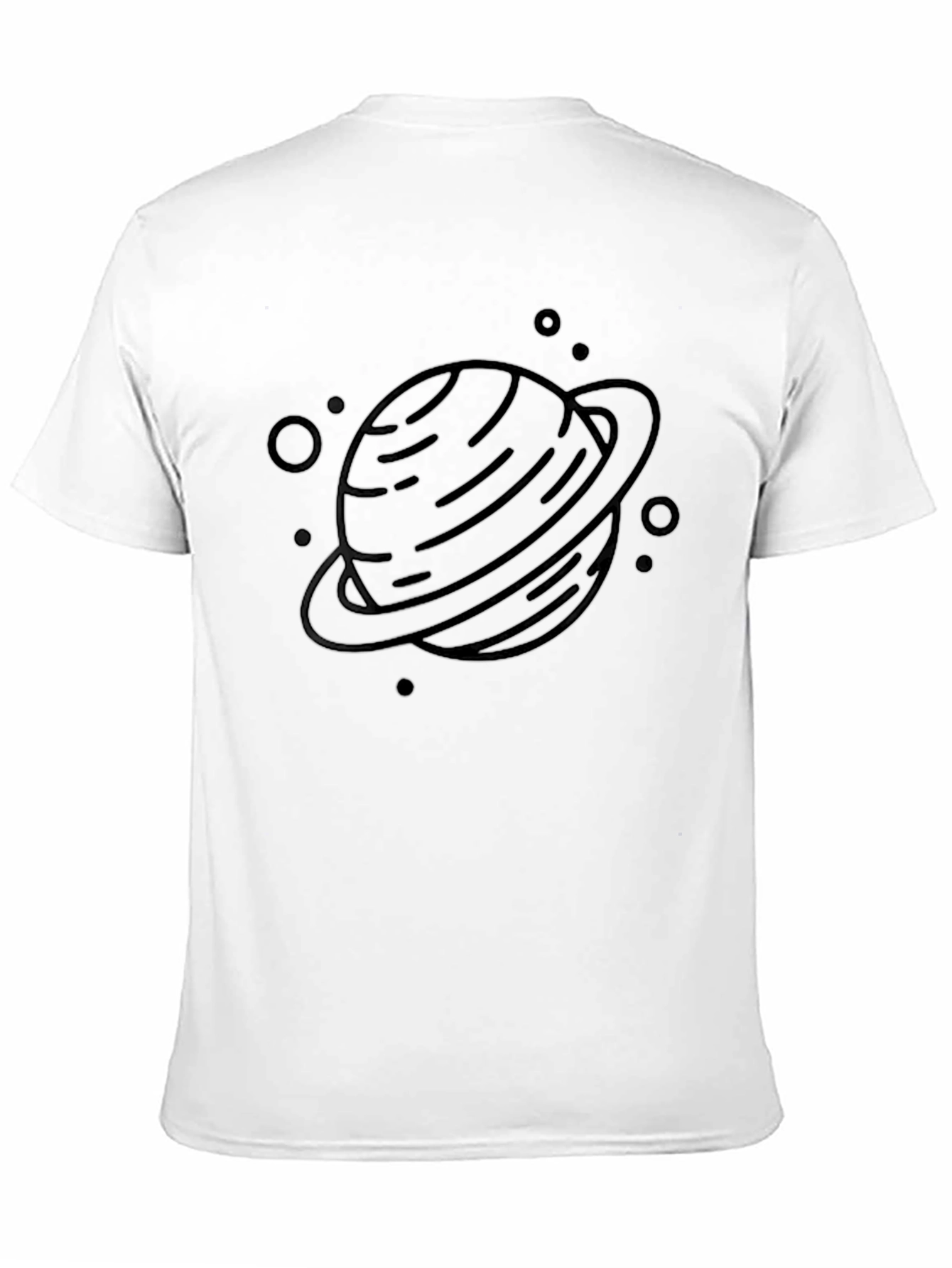 Saturn Graphic Black T-Shirt