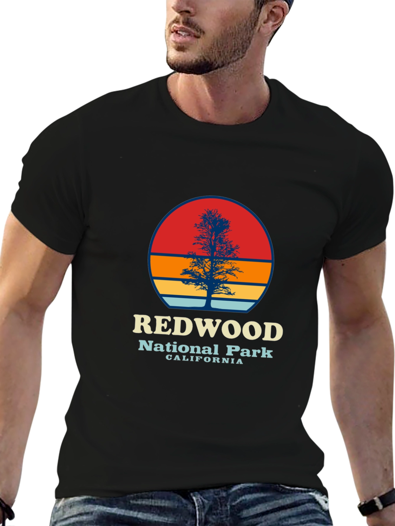 Redwood National Park Retro T-Shirt