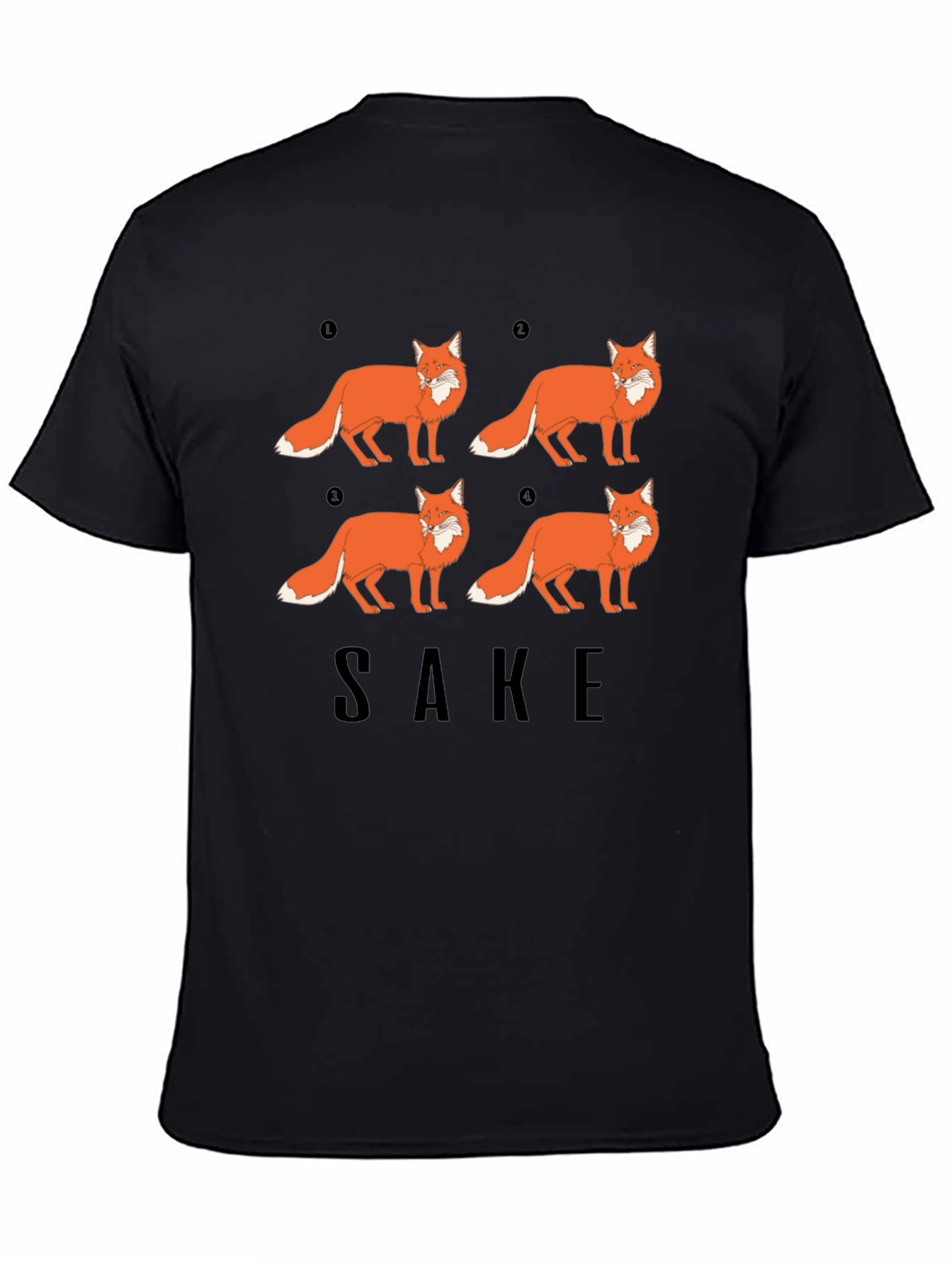 Fox Sake Funny Graphic T-Shirt - Soft Cotton Tee