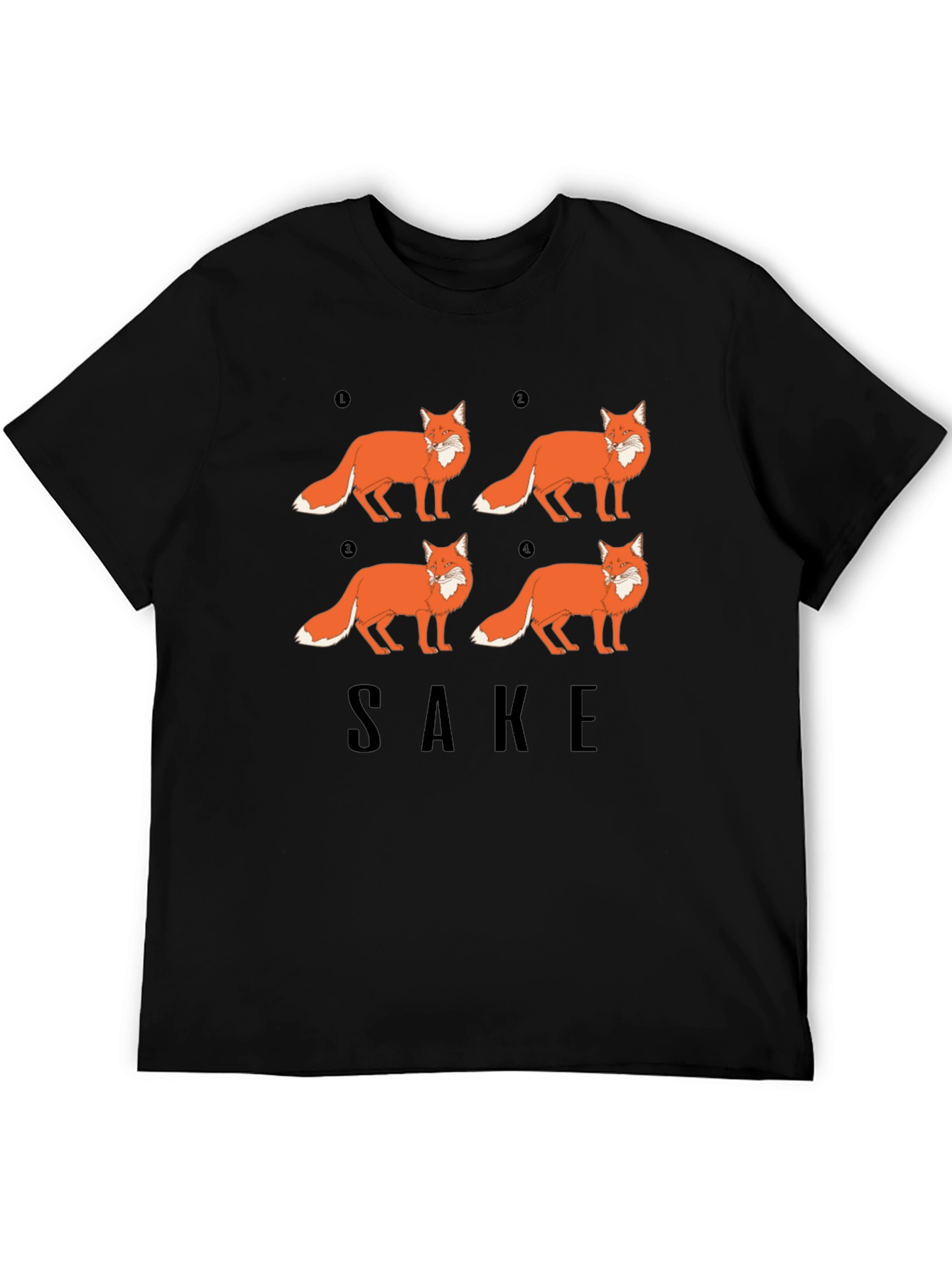 Fox Sake Funny Graphic T-Shirt - Soft Cotton Tee