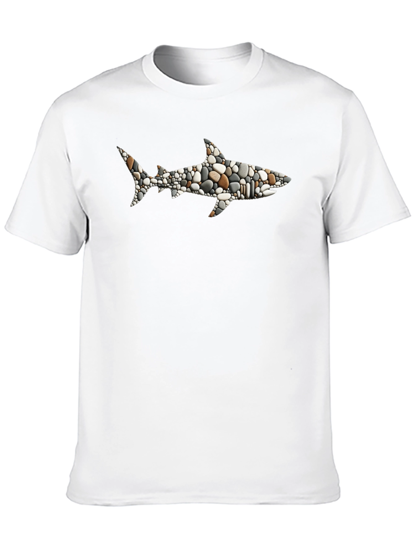 Stone Shark Graphic T-Shirt - Black