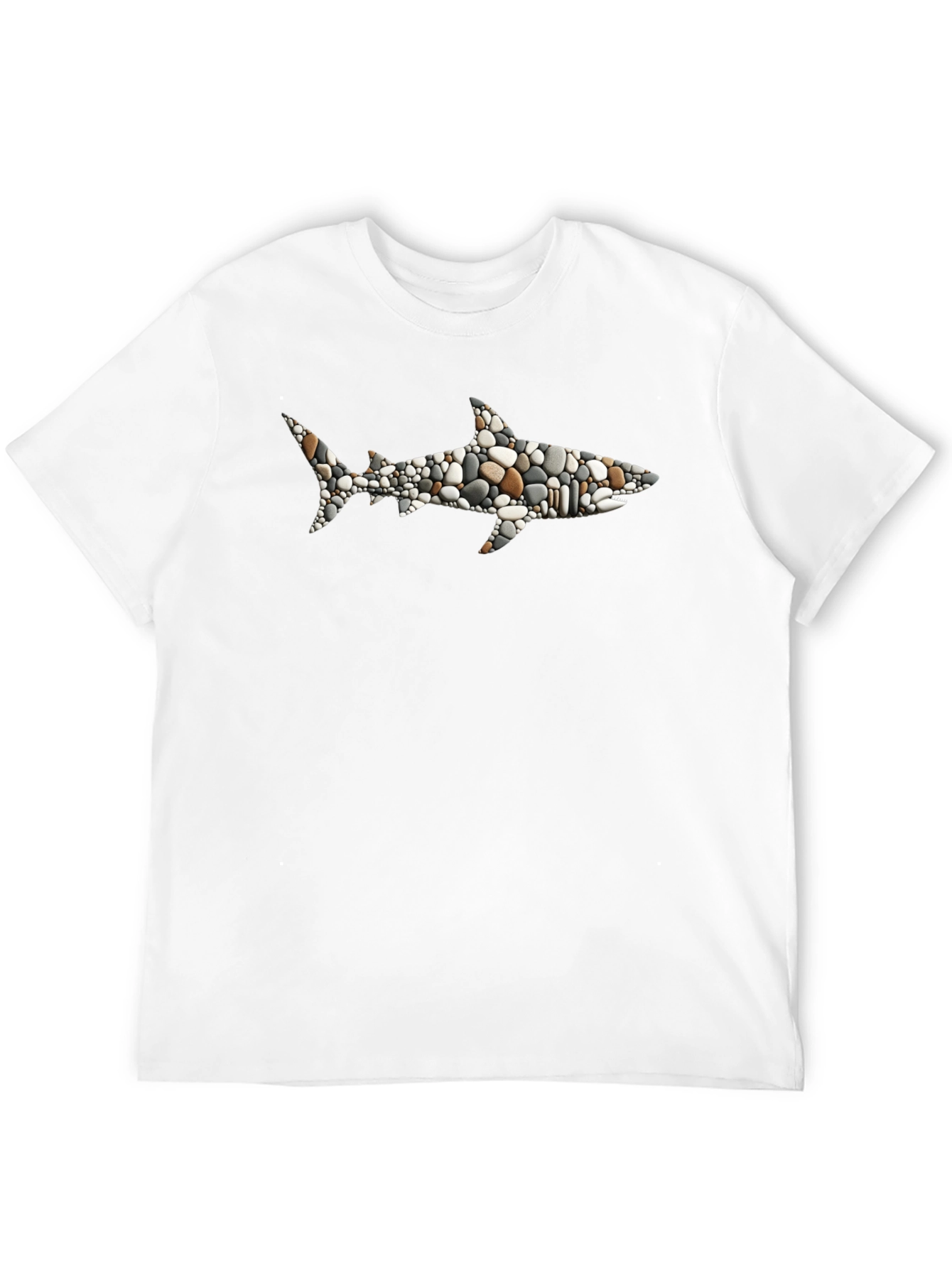 Stone Shark Graphic T-Shirt - Black