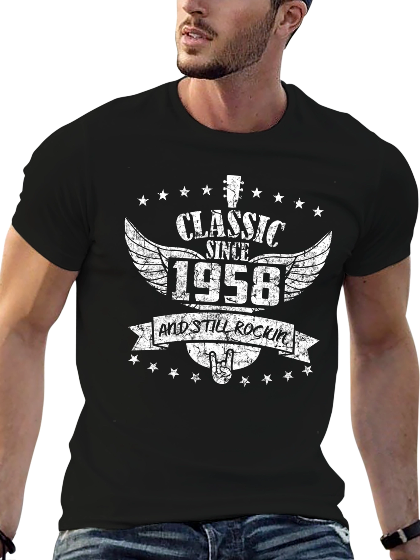 Classic Since 1958 Rock Graphic T-Shirt