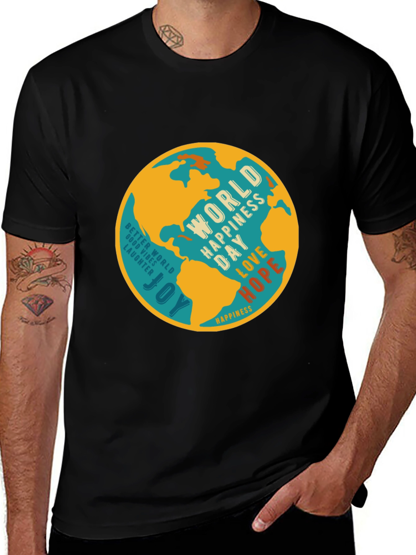 World Happiness Day Graphic Tee - Unisex