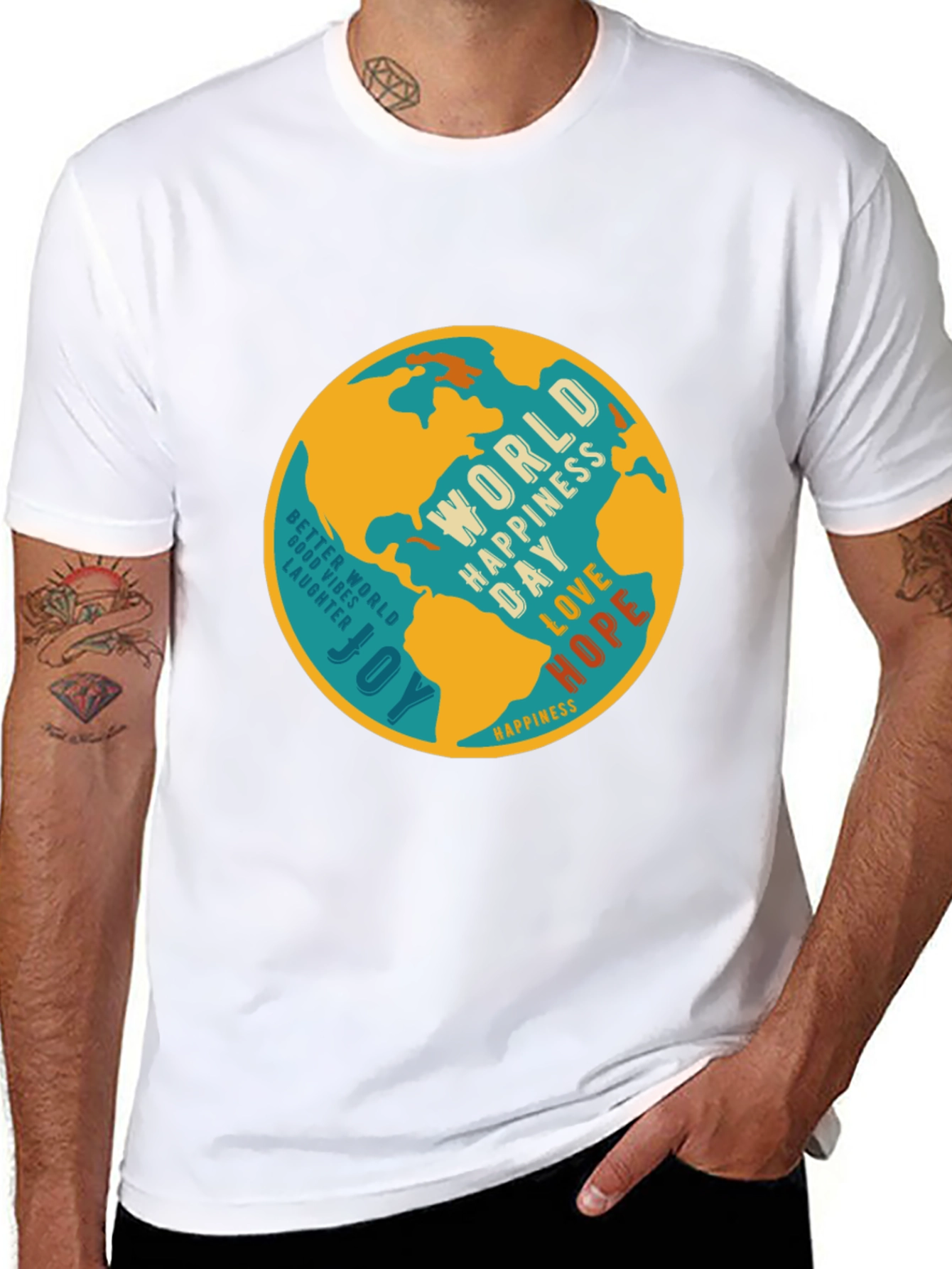 World Happiness Day Graphic Tee - Unisex