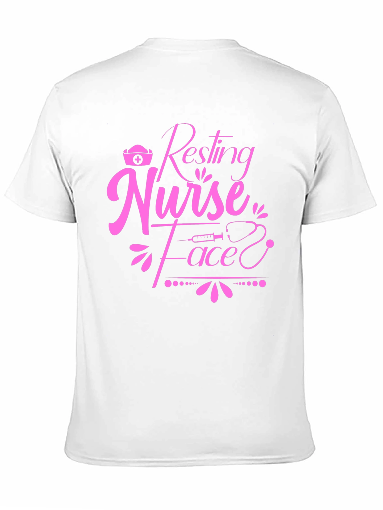Resting Nurse Face T-Shirt - Novelty Graphic Tee