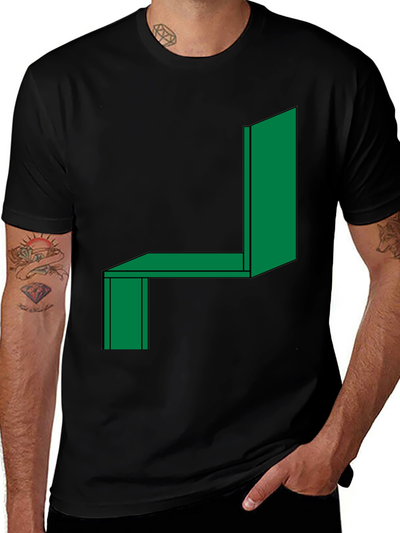 Modern Abstract Chair Graphic Tee