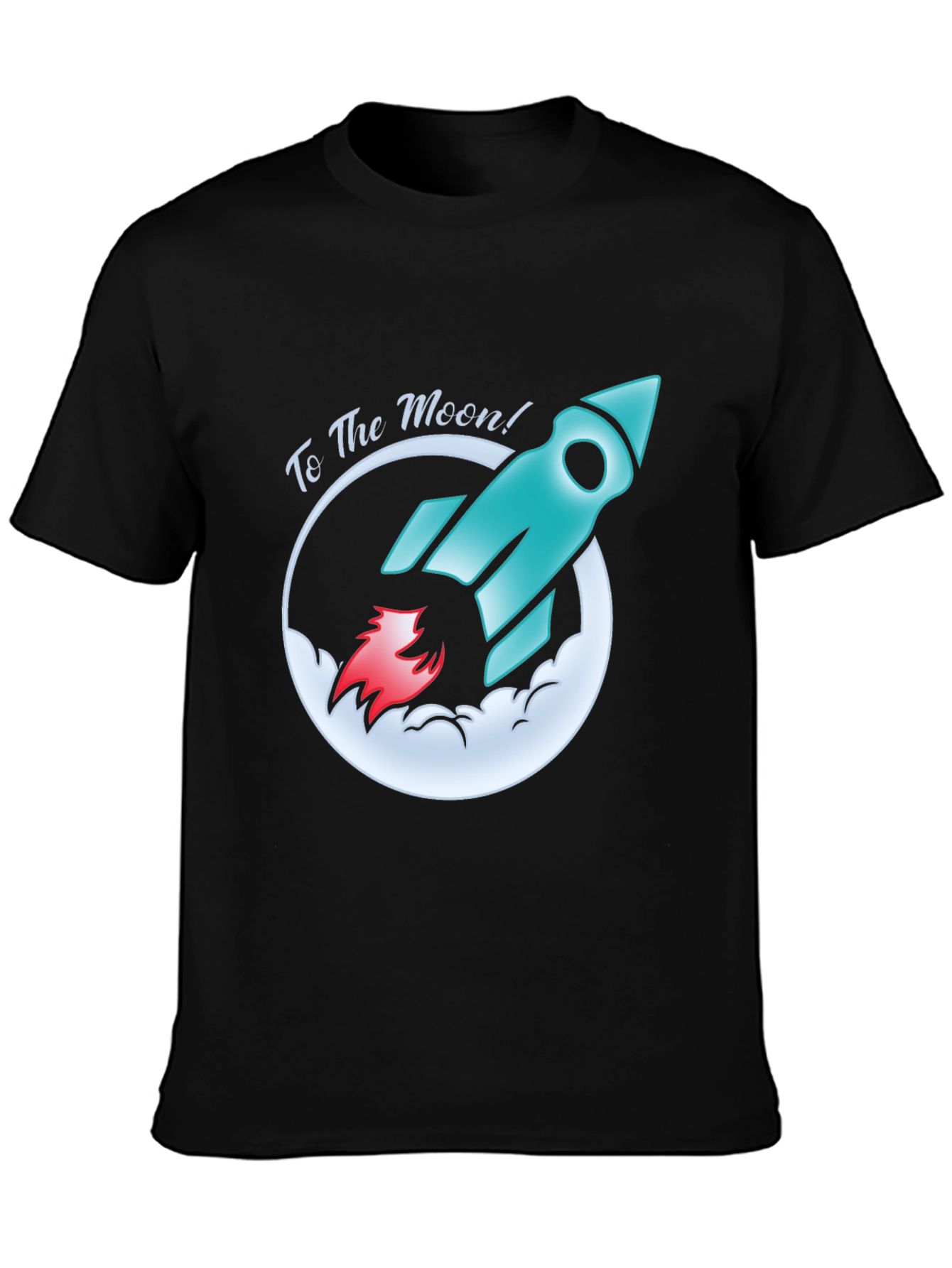 To the Moon Rocket Graphic Tee