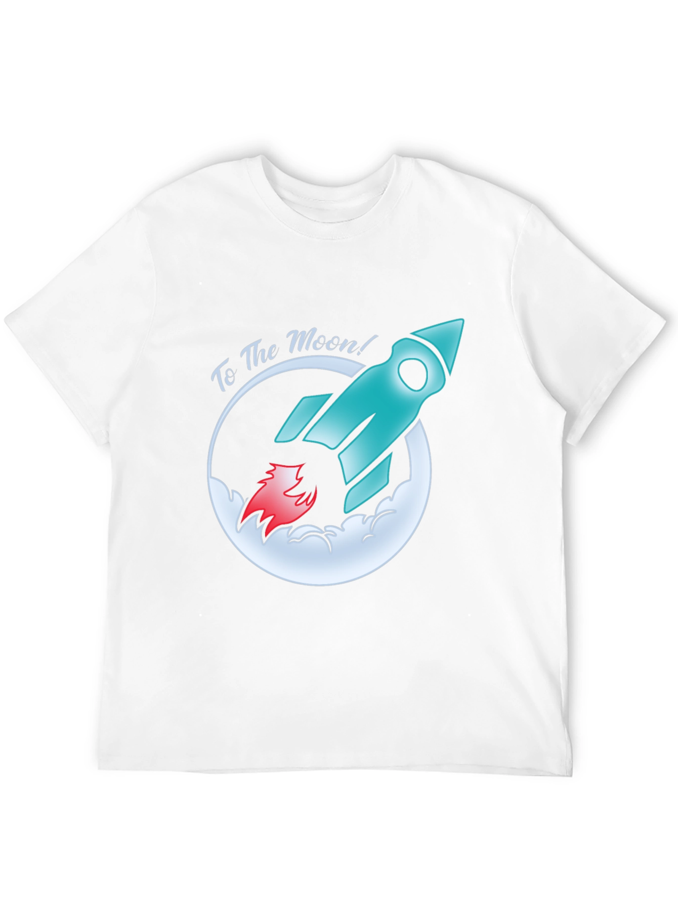 To the Moon Rocket Graphic Tee