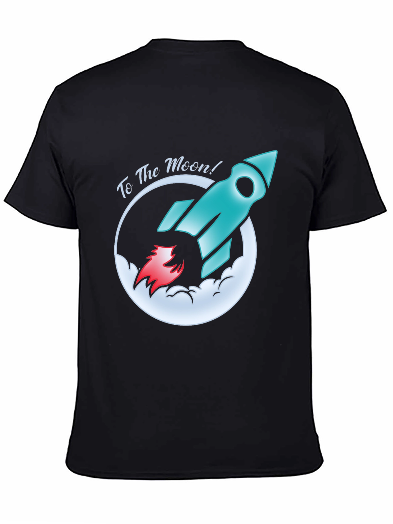 To the Moon Rocket Graphic Tee