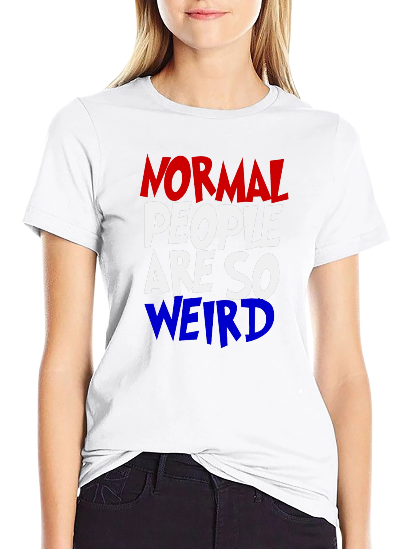 Normal People Are So Weird Graphic Tee