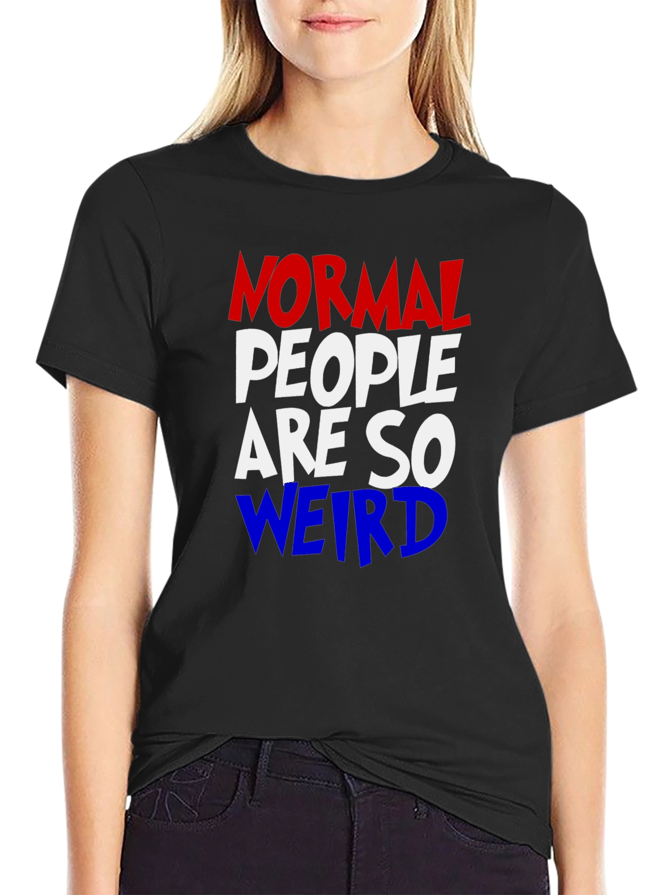 Normal People Are So Weird Graphic Tee