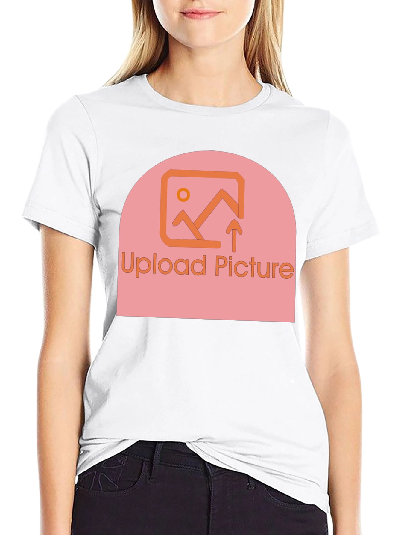 Customizable Upload Picture Graphic T-Shirt