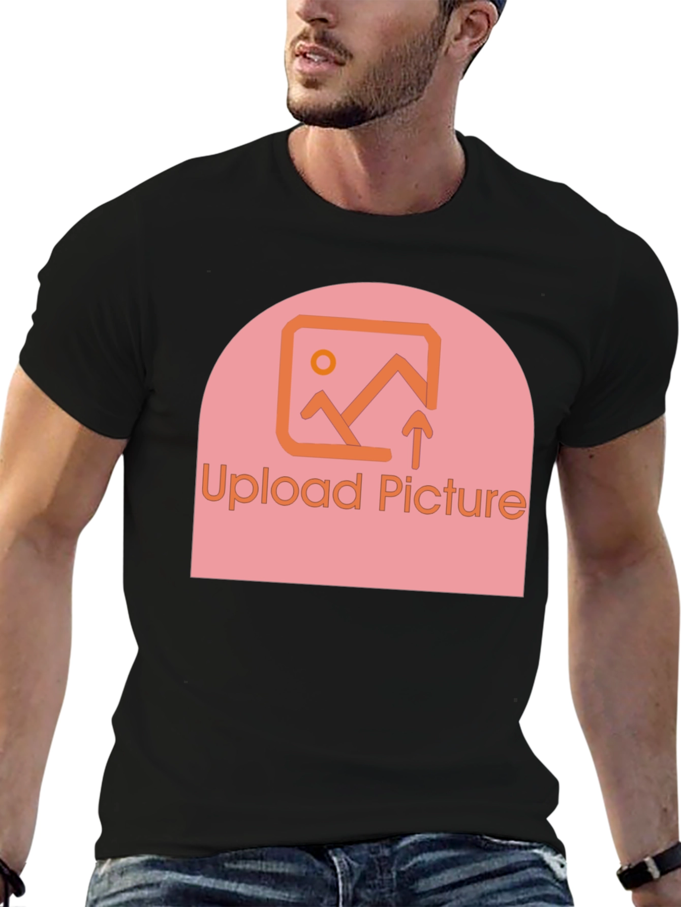 Customizable Upload Picture Graphic T-Shirt