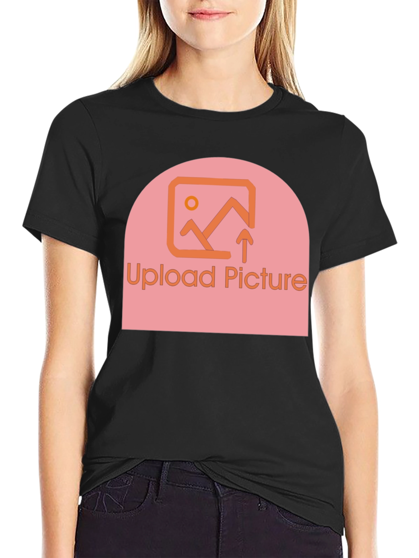 Customizable Upload Picture Graphic T-Shirt