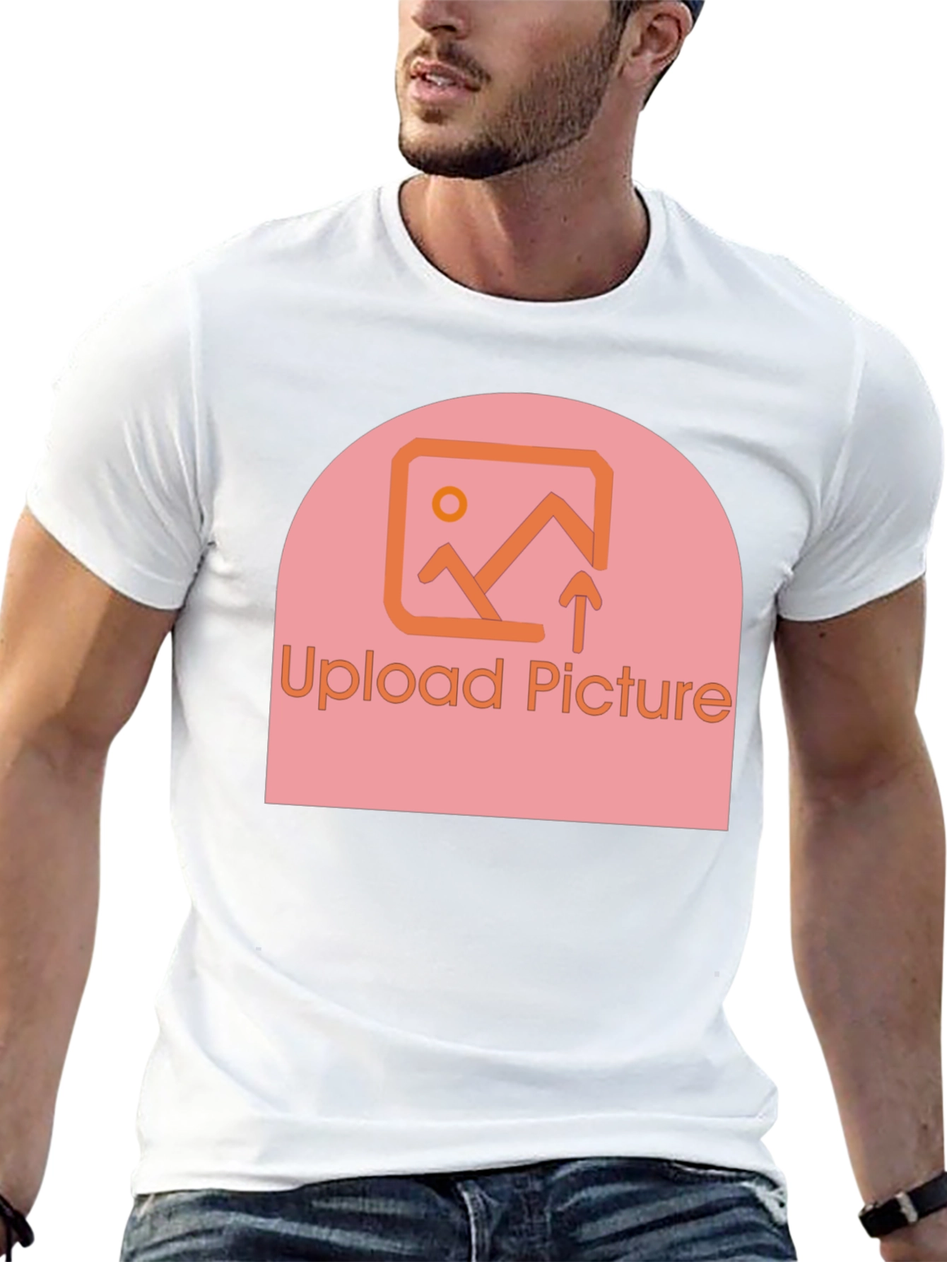 Customizable Upload Picture Graphic T-Shirt