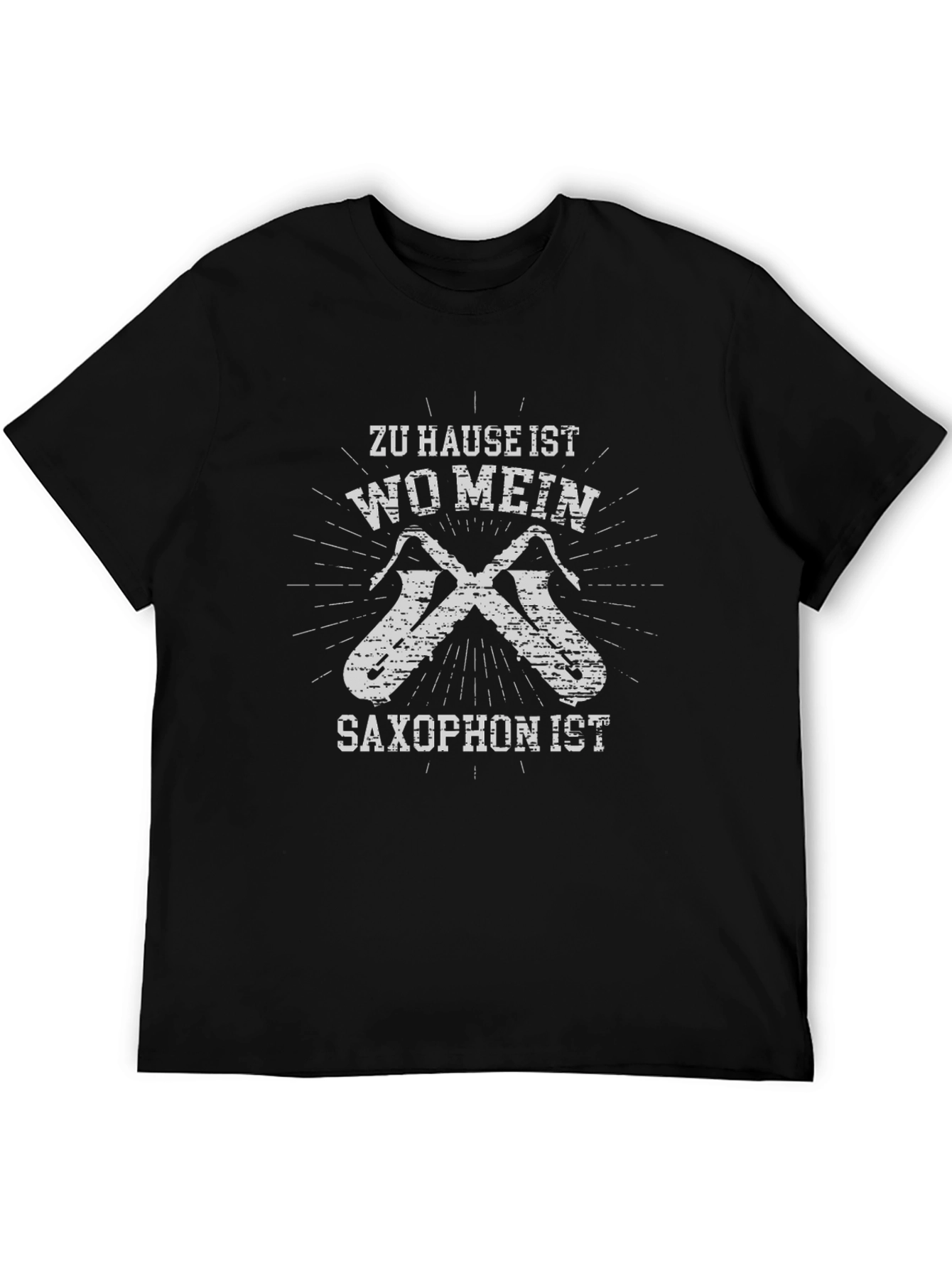 Saxophone Lover T-Shirt: Home is Where My Saxophone Is