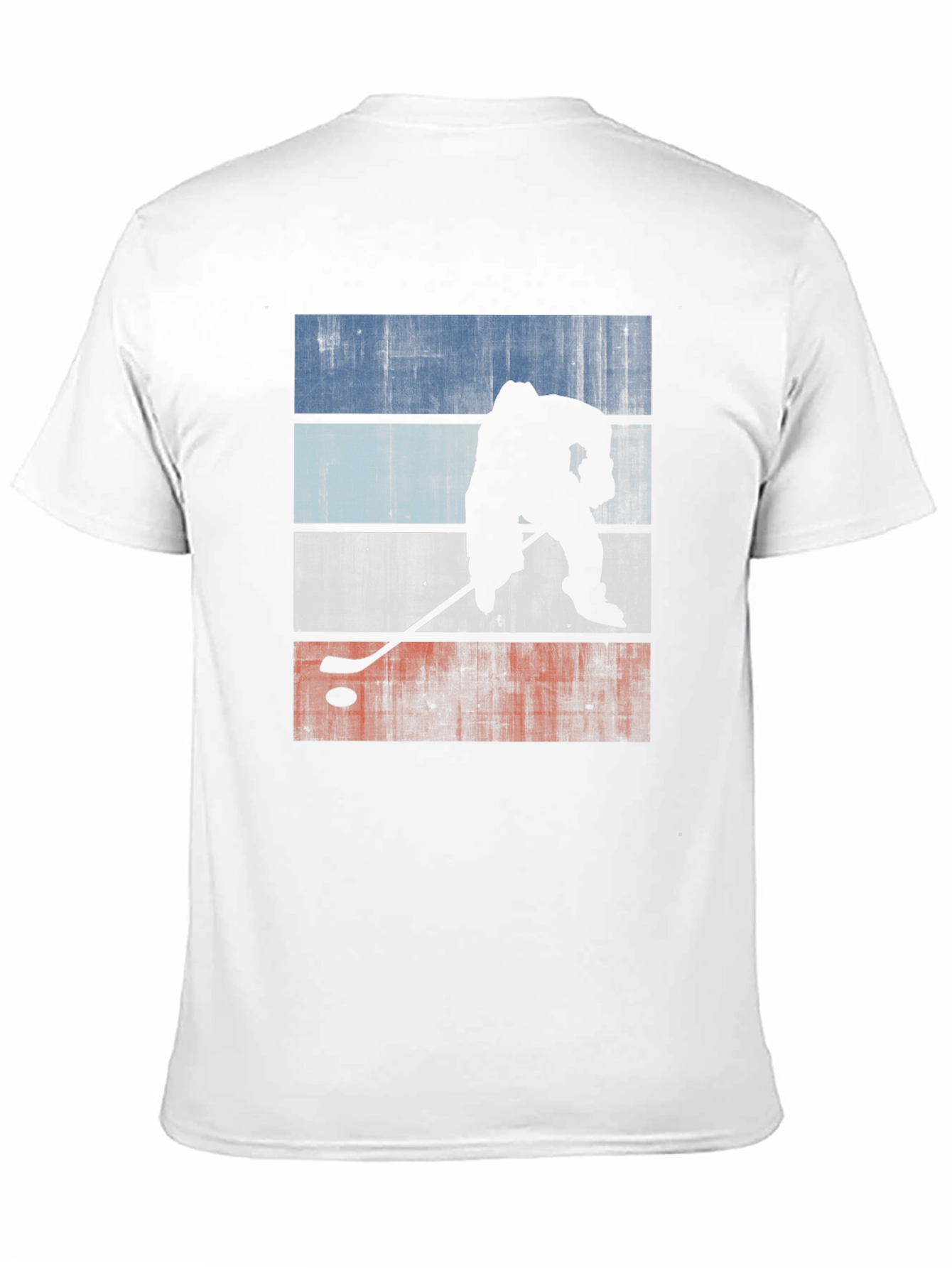 Hockey Player Silhouette T-Shirt - Graphic Tee