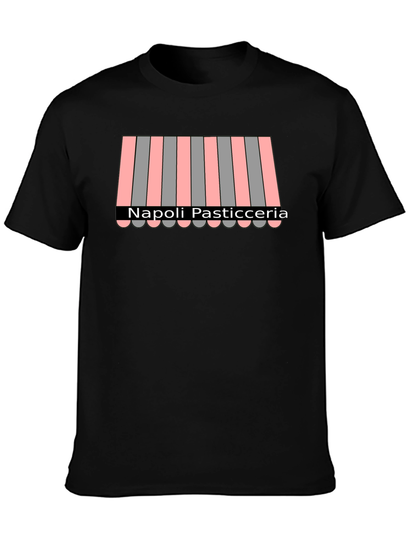 Napoli Pasticceria Striped Awning T-Shirt