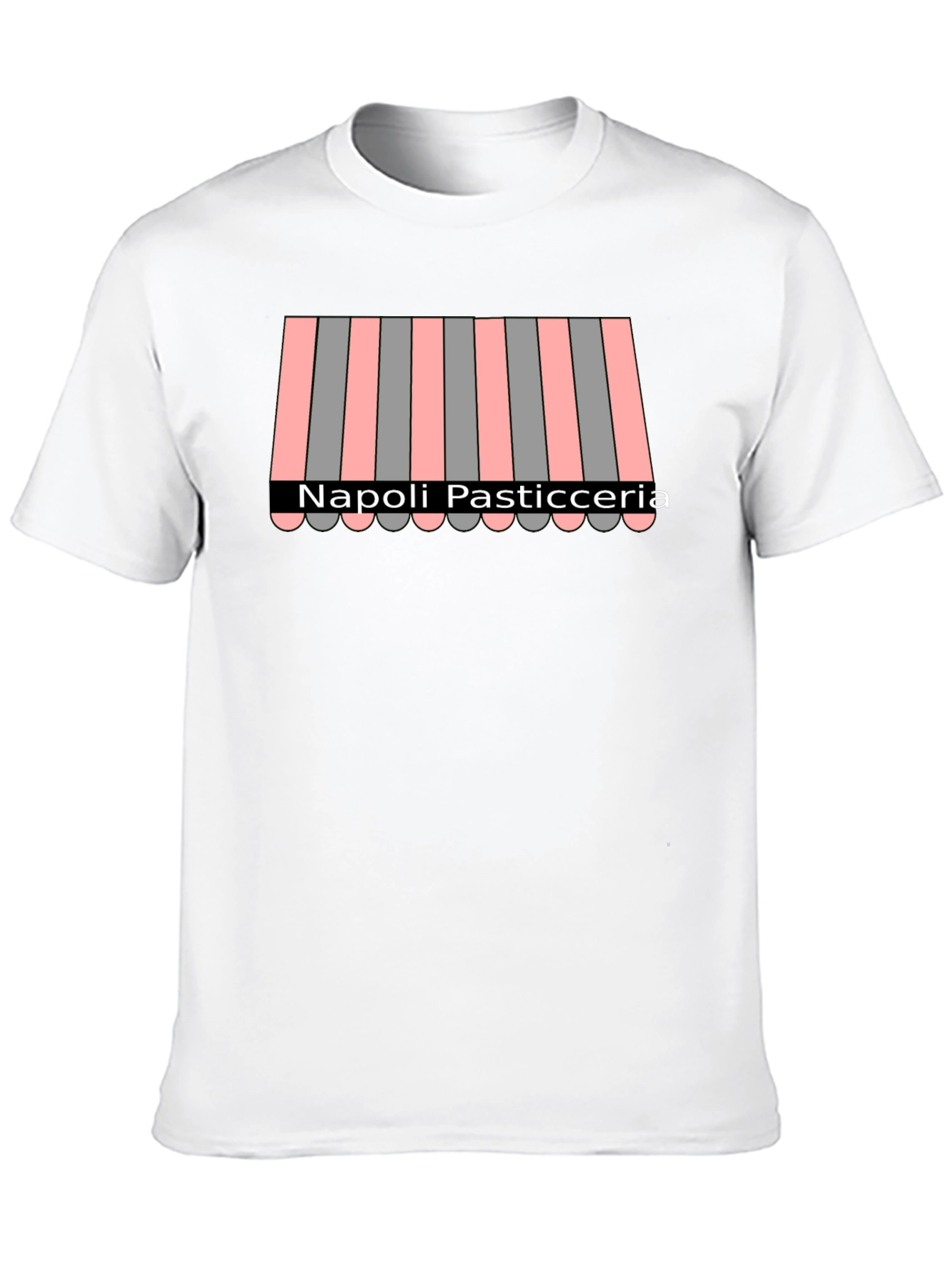 Napoli Pasticceria Striped Awning T-Shirt