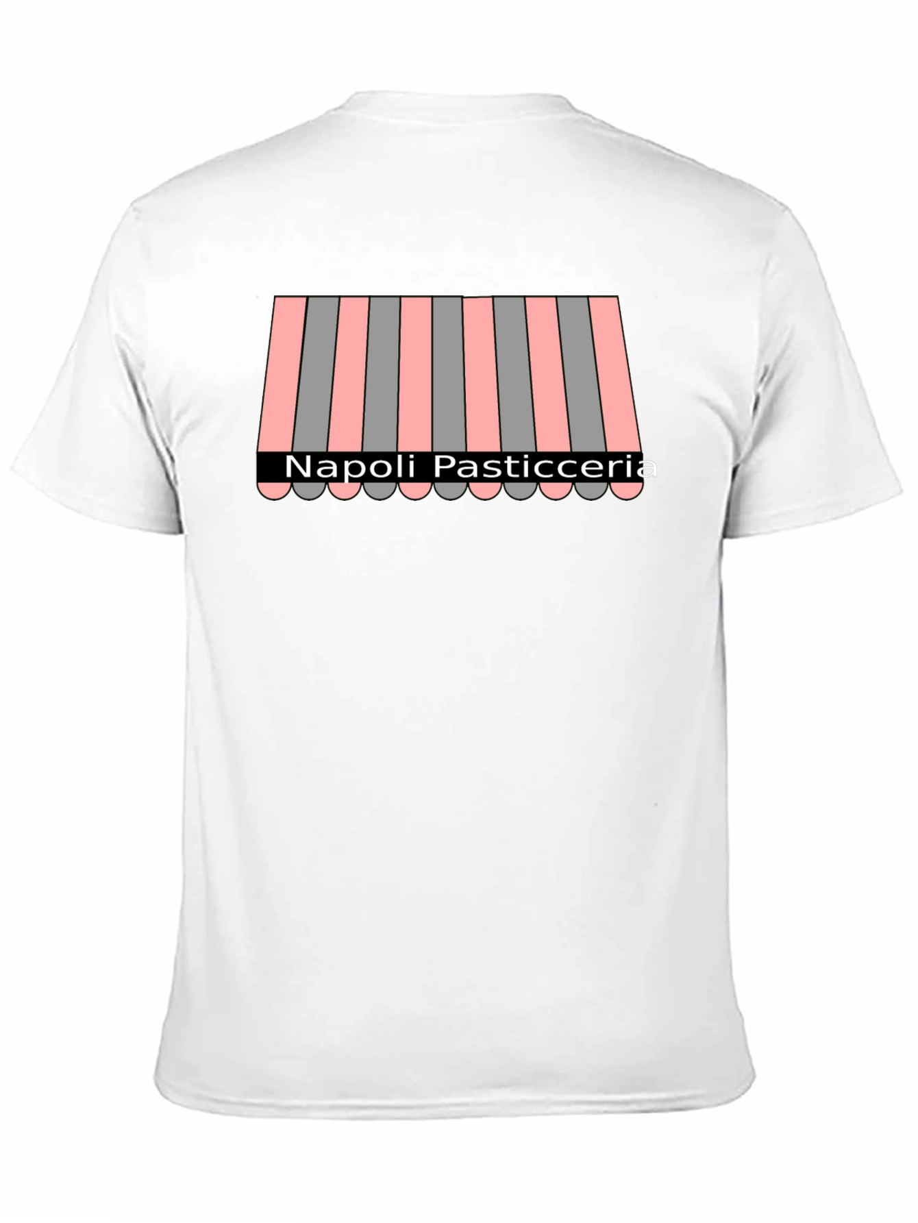 Napoli Pasticceria Striped Awning T-Shirt