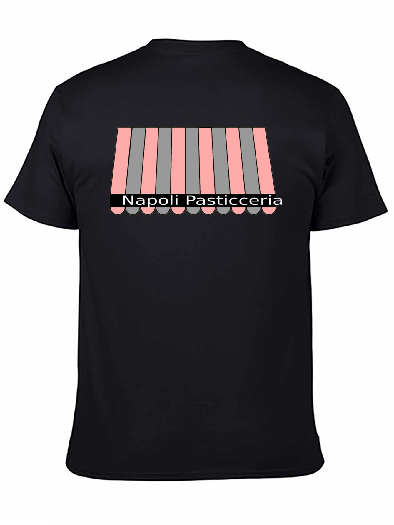 Napoli Pasticceria Striped Awning T-Shirt