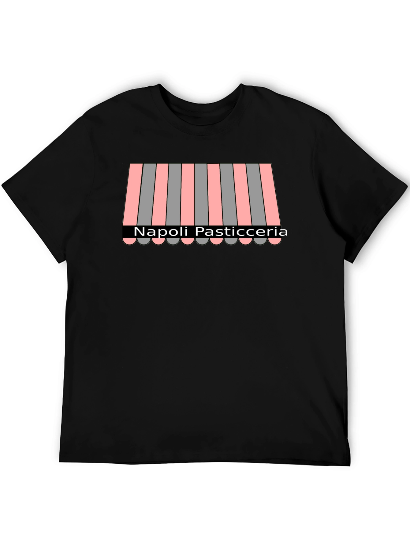 Napoli Pasticceria Striped Awning T-Shirt