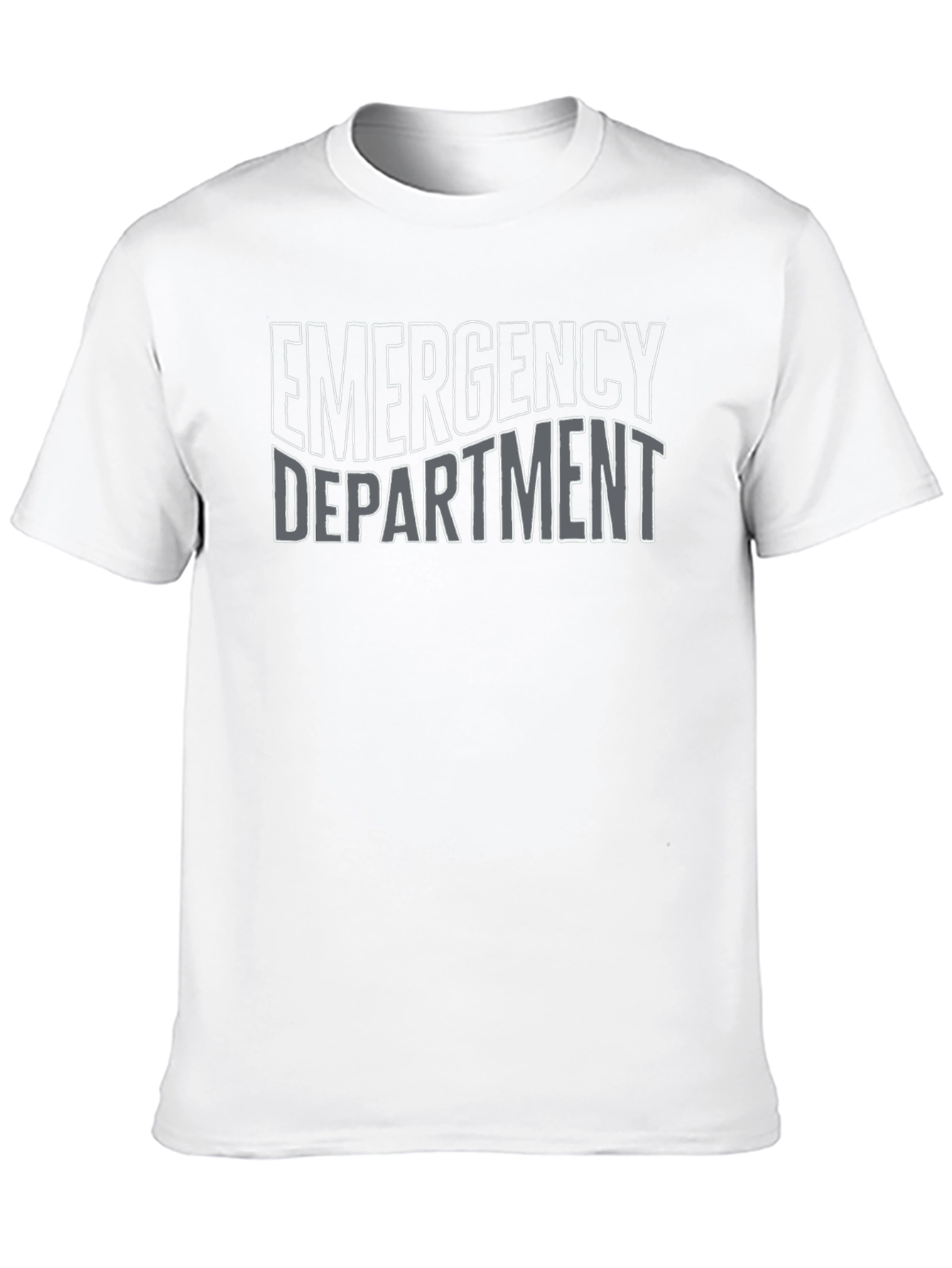 Emergency Department T-Shirt - Black Crew Neck