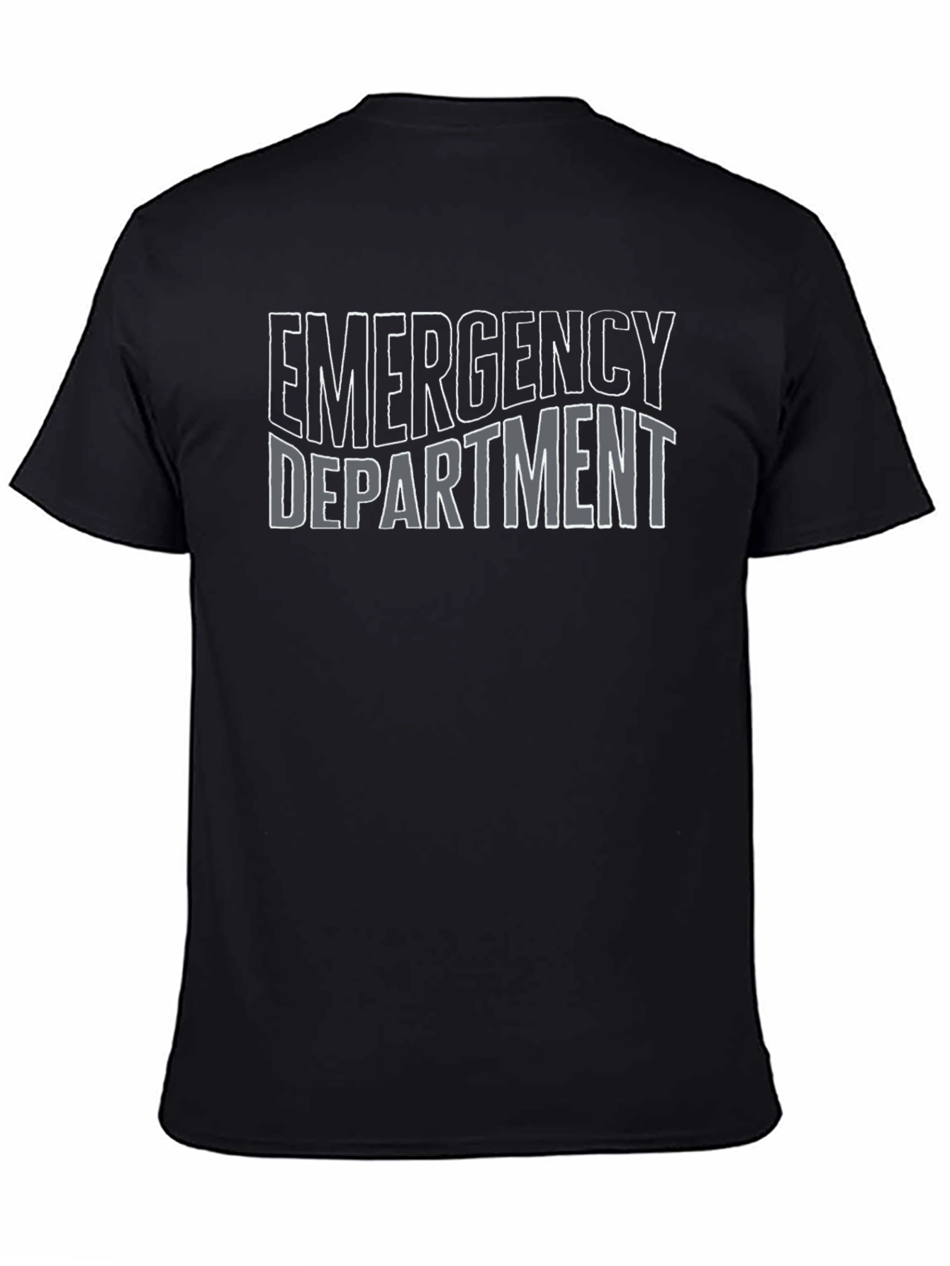 Emergency Department T-Shirt - Black Crew Neck