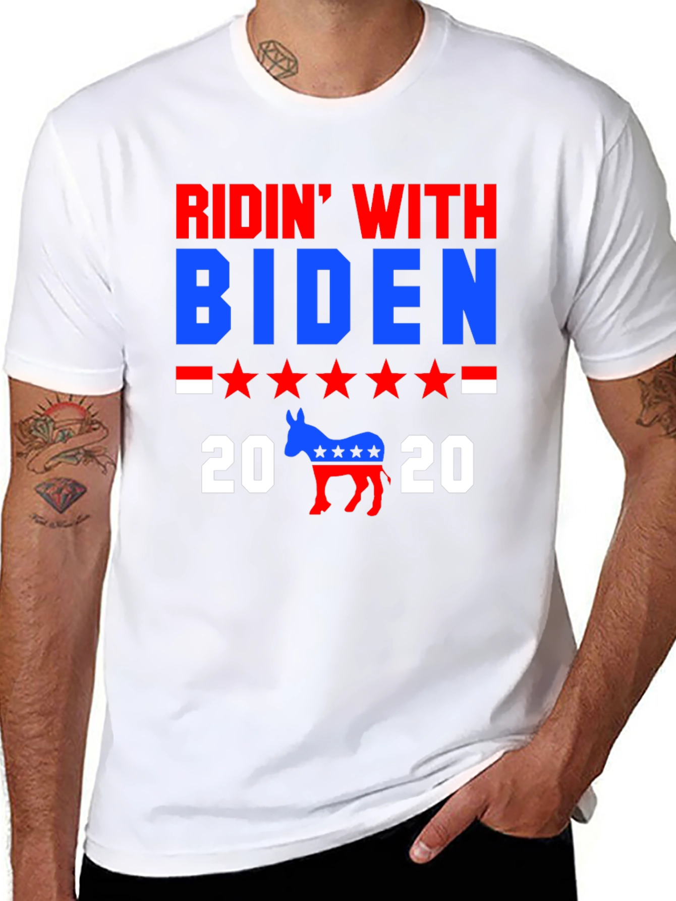 Ridin With Biden 2020 Graphic T-Shirt
