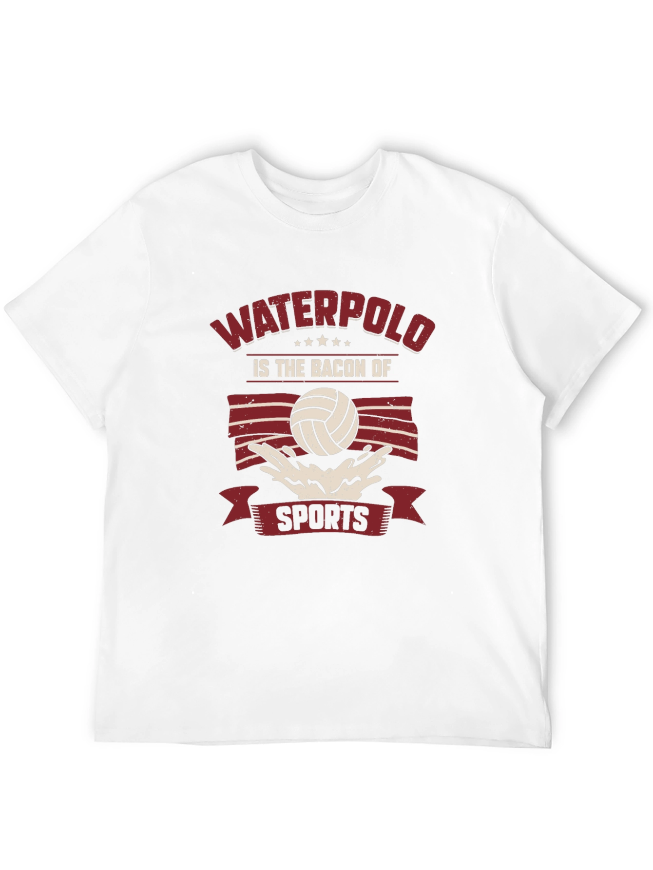 Waterpolo Is The Bacon Of Sports Black T-Shirt
