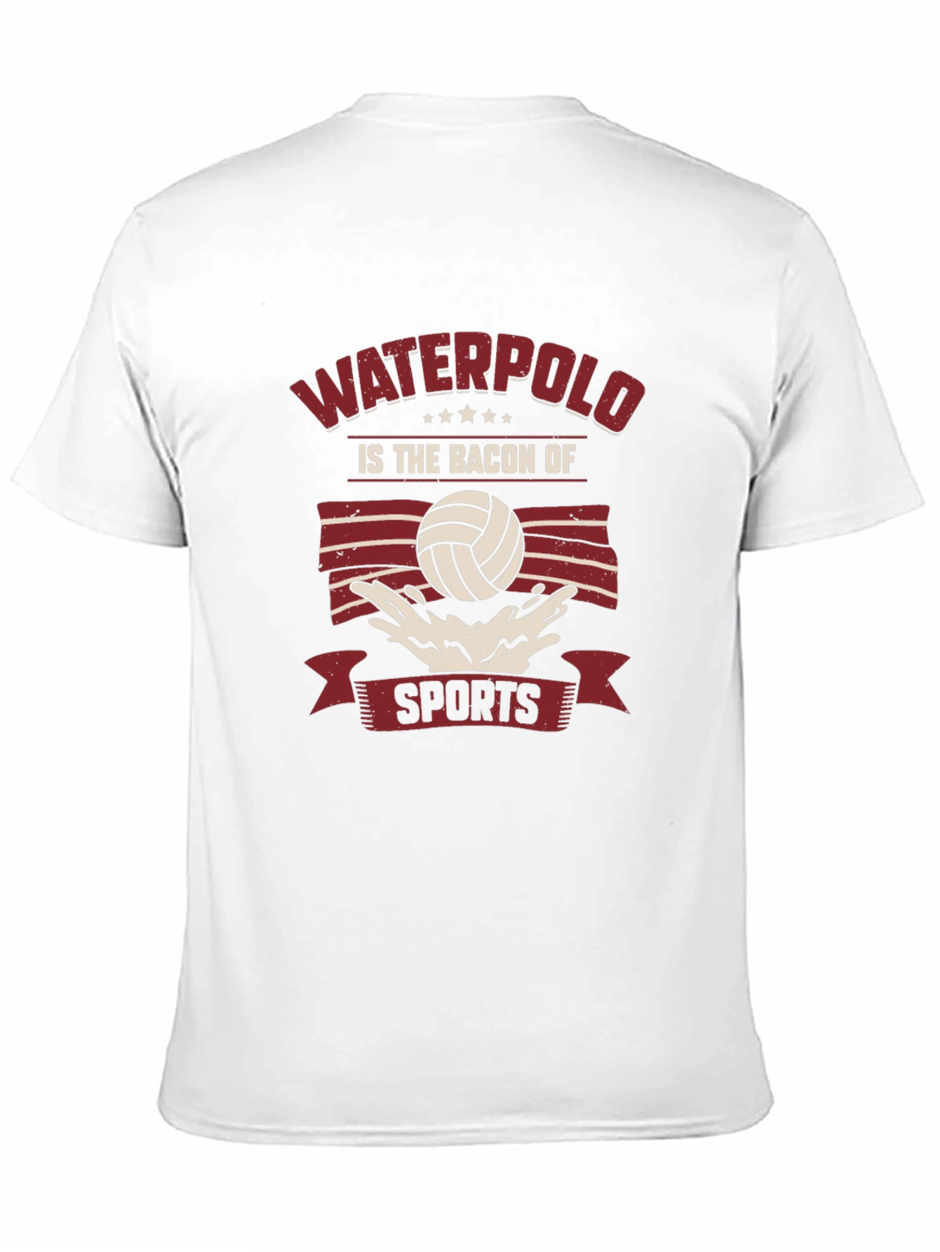 Waterpolo Is The Bacon Of Sports Black T-Shirt