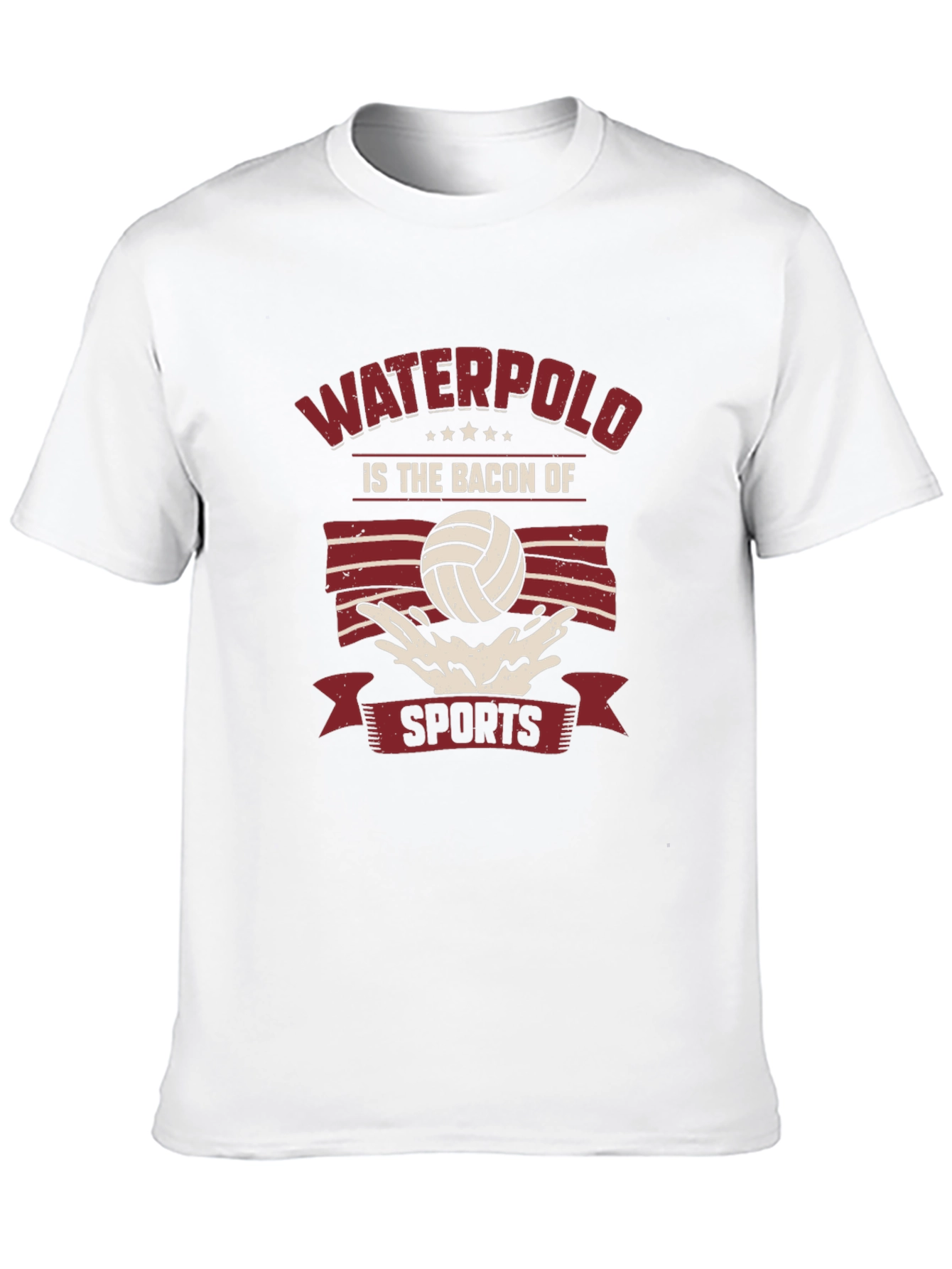 Waterpolo Is The Bacon Of Sports Black T-Shirt