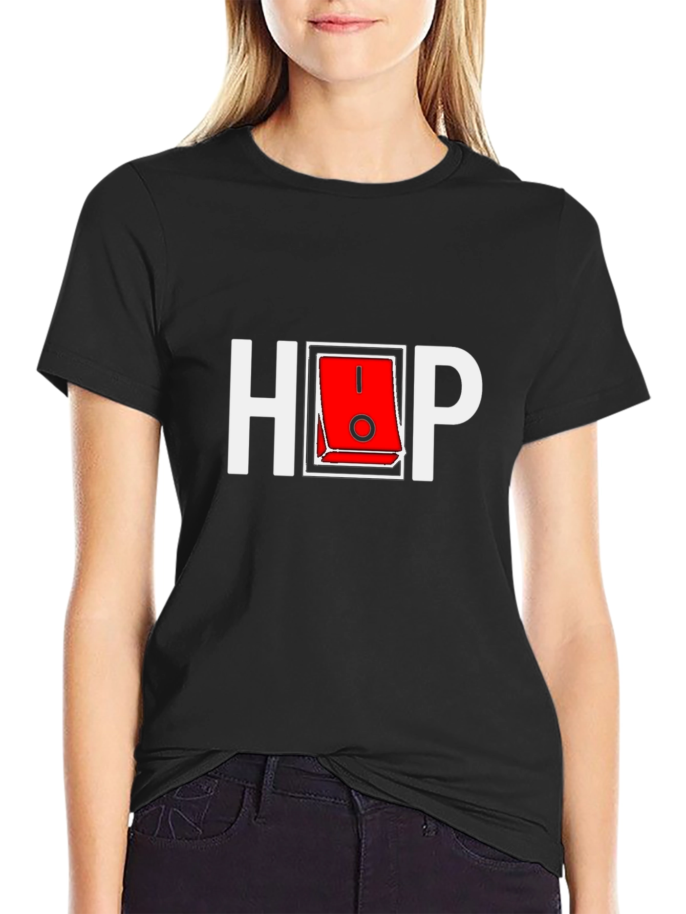 HOP On/Off Switch Black T-Shirt