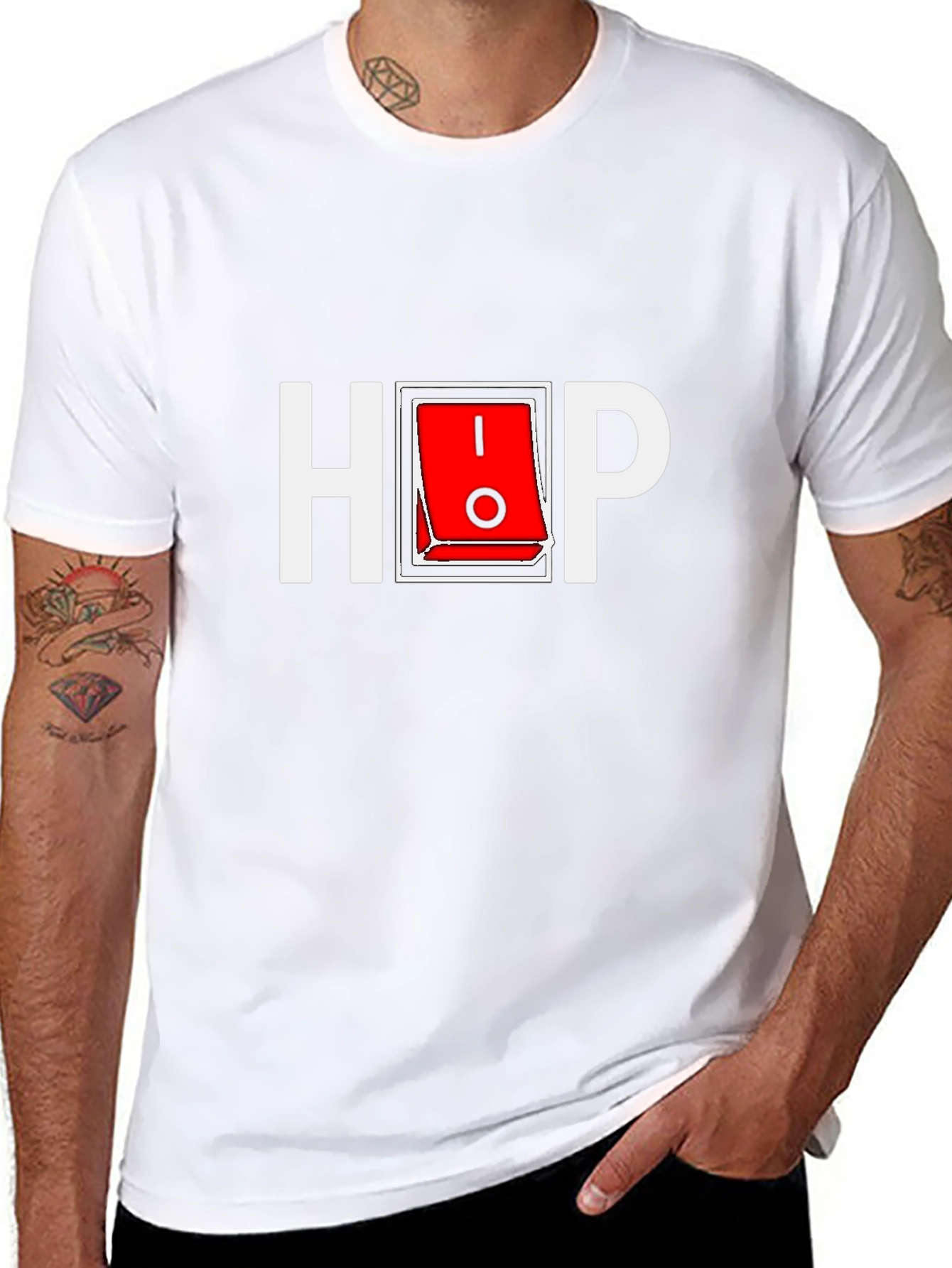 HOP On/Off Switch Black T-Shirt