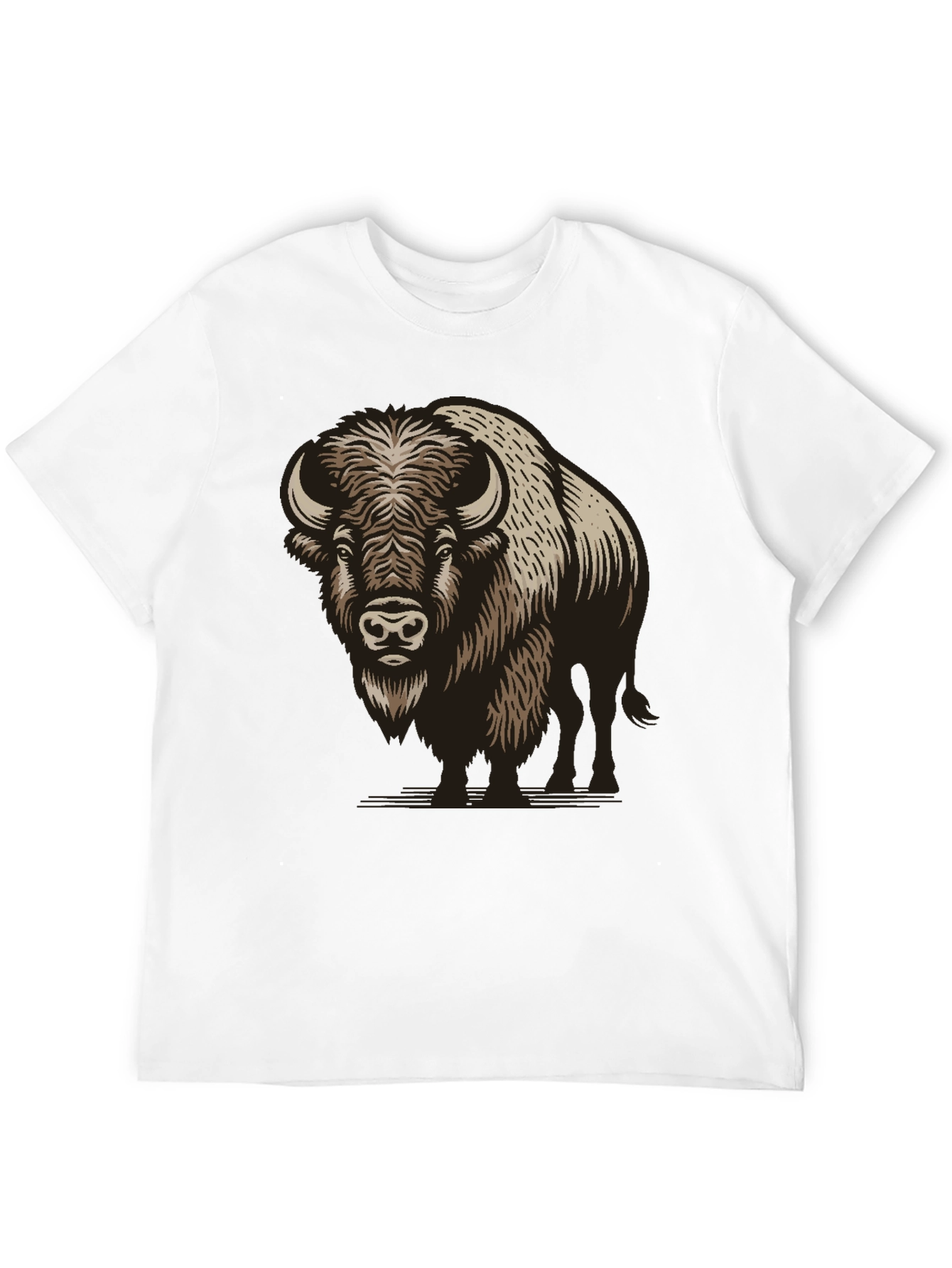 Buffalo Graphic Print Black T-Shirt