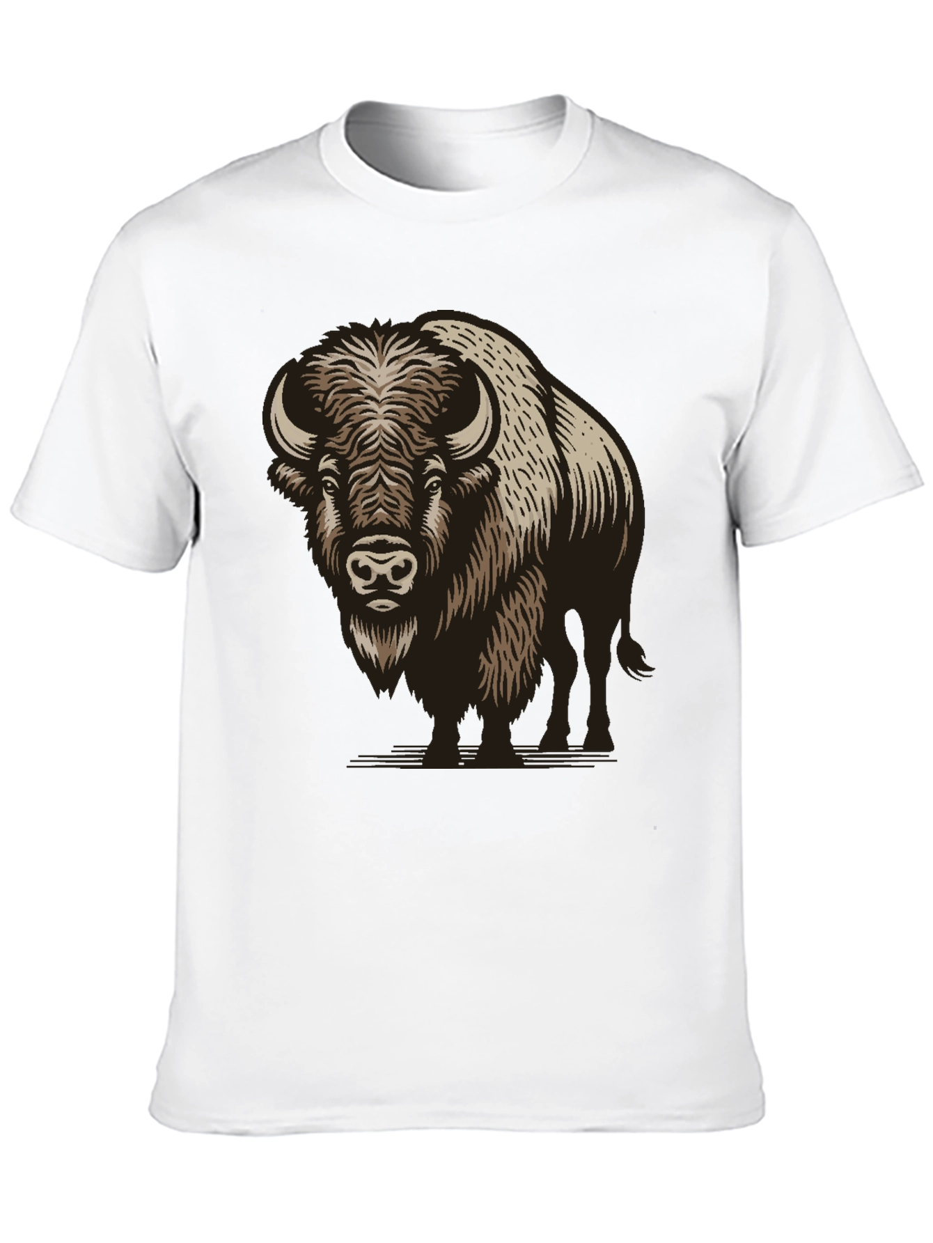 Buffalo Graphic Print Black T-Shirt