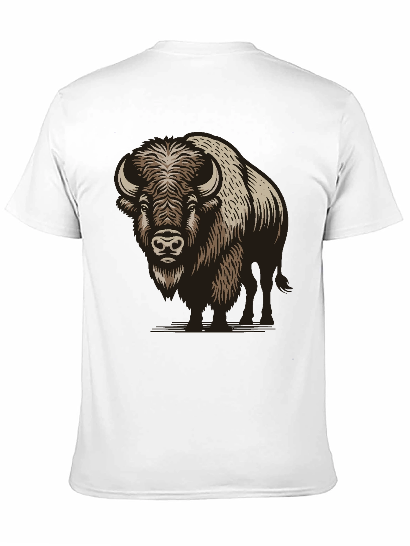 Buffalo Graphic Print Black T-Shirt