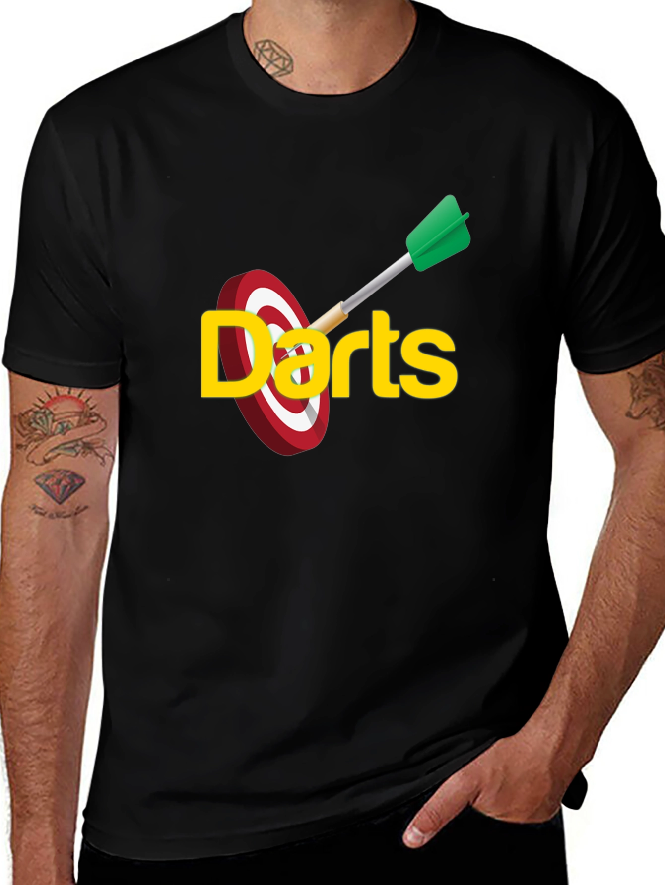 Darts Target T-Shirt - Bullseye Tee