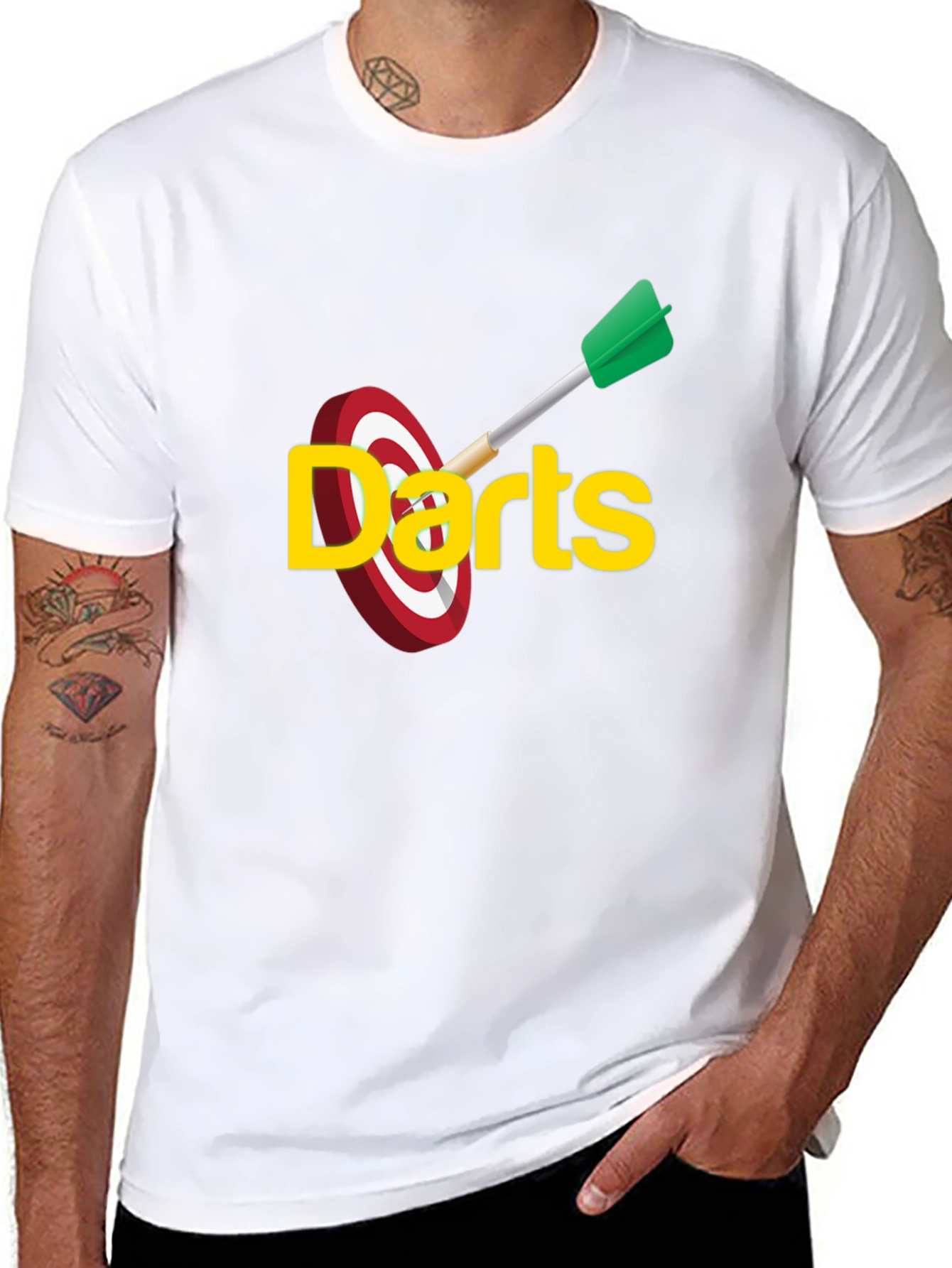 Darts Target T-Shirt - Bullseye Tee
