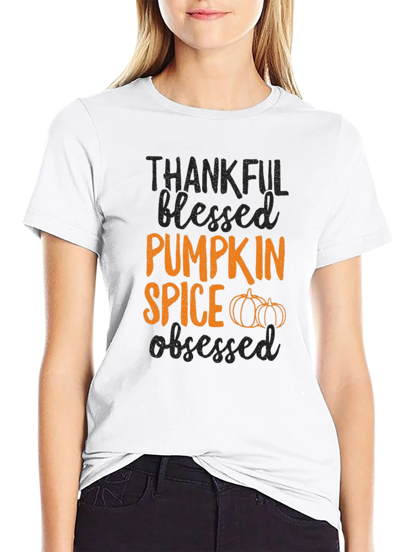 Thankful Pumpkin Spice Obsessed T-Shirt