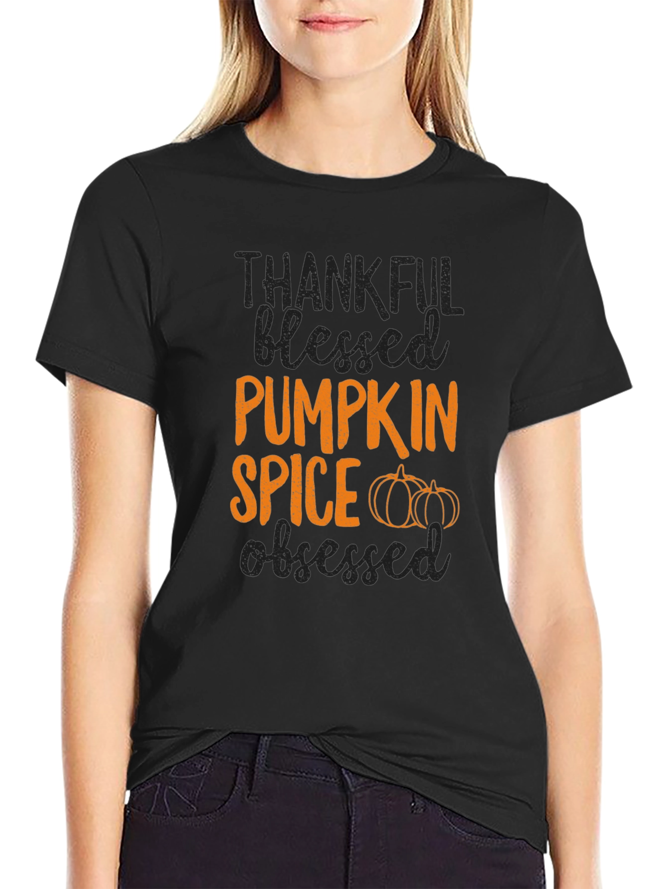 Thankful Pumpkin Spice Obsessed T-Shirt