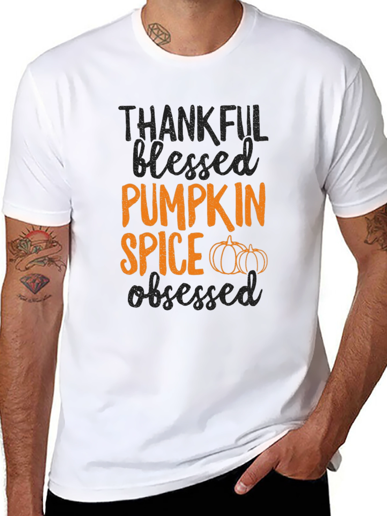 Thankful Pumpkin Spice Obsessed T-Shirt