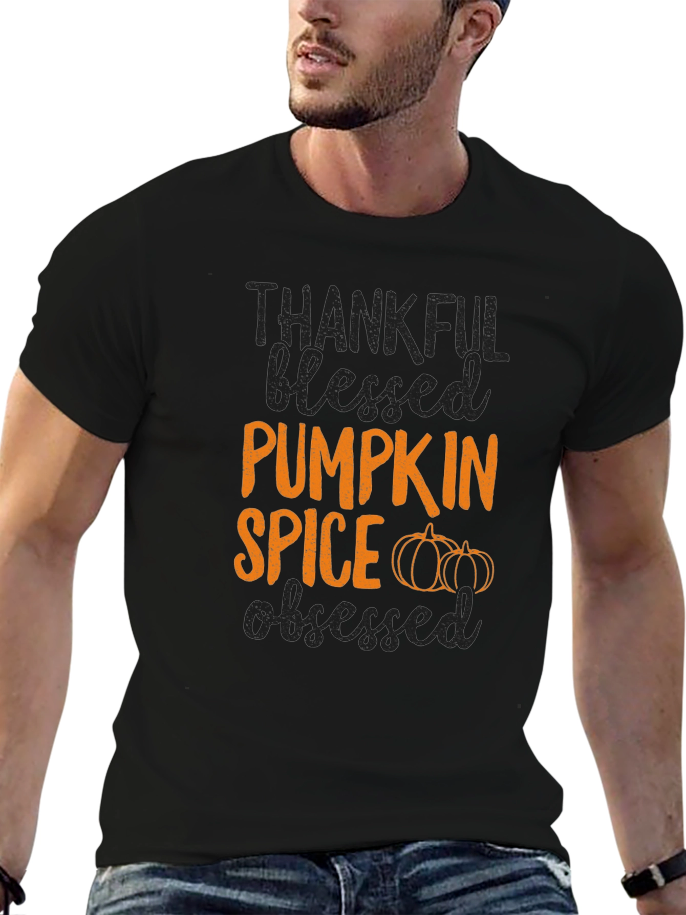 Thankful Pumpkin Spice Obsessed T-Shirt